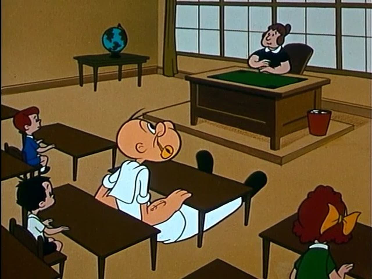 Popeye the Sailor - Season 1 Episode 150 : The Spinach Scholar