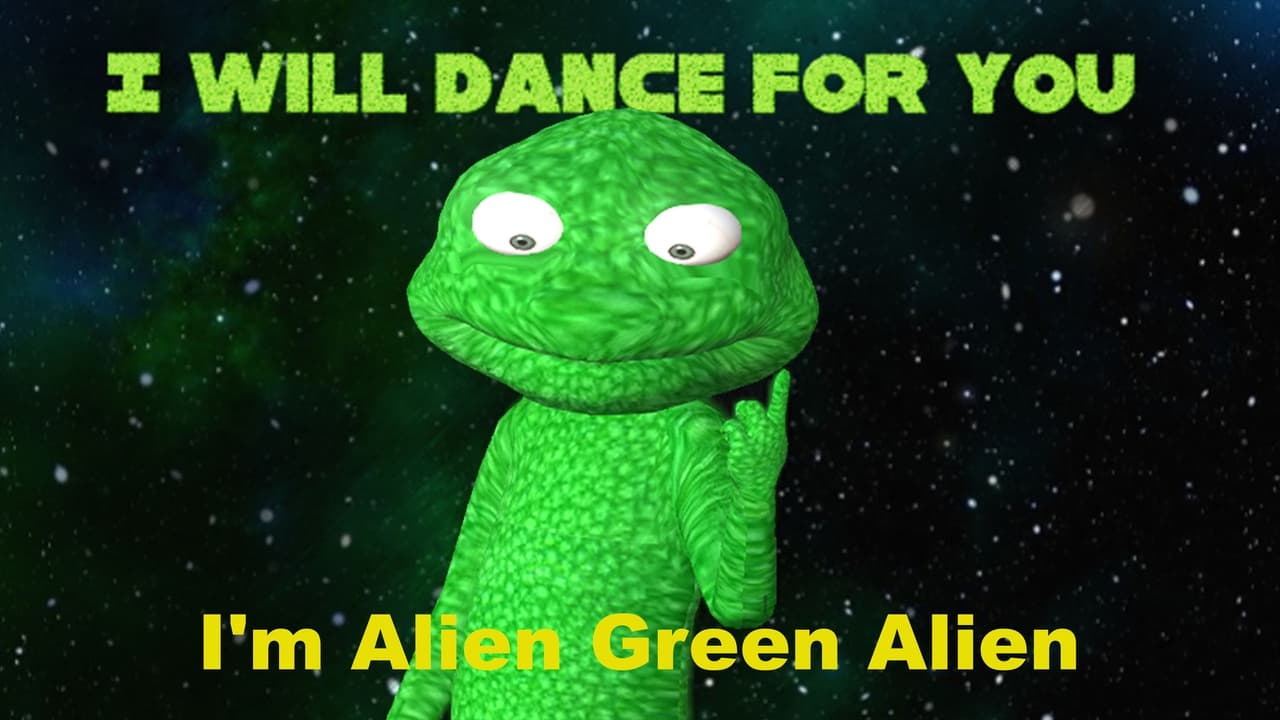 Scen från I'm Alien Green Alien: I will dance for you