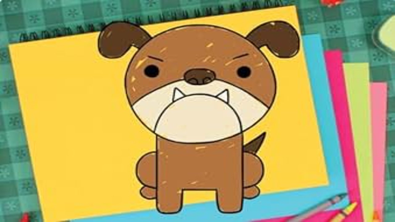 Super Simple Draw - Season 1 Episode 28 : How To Draw A Dog