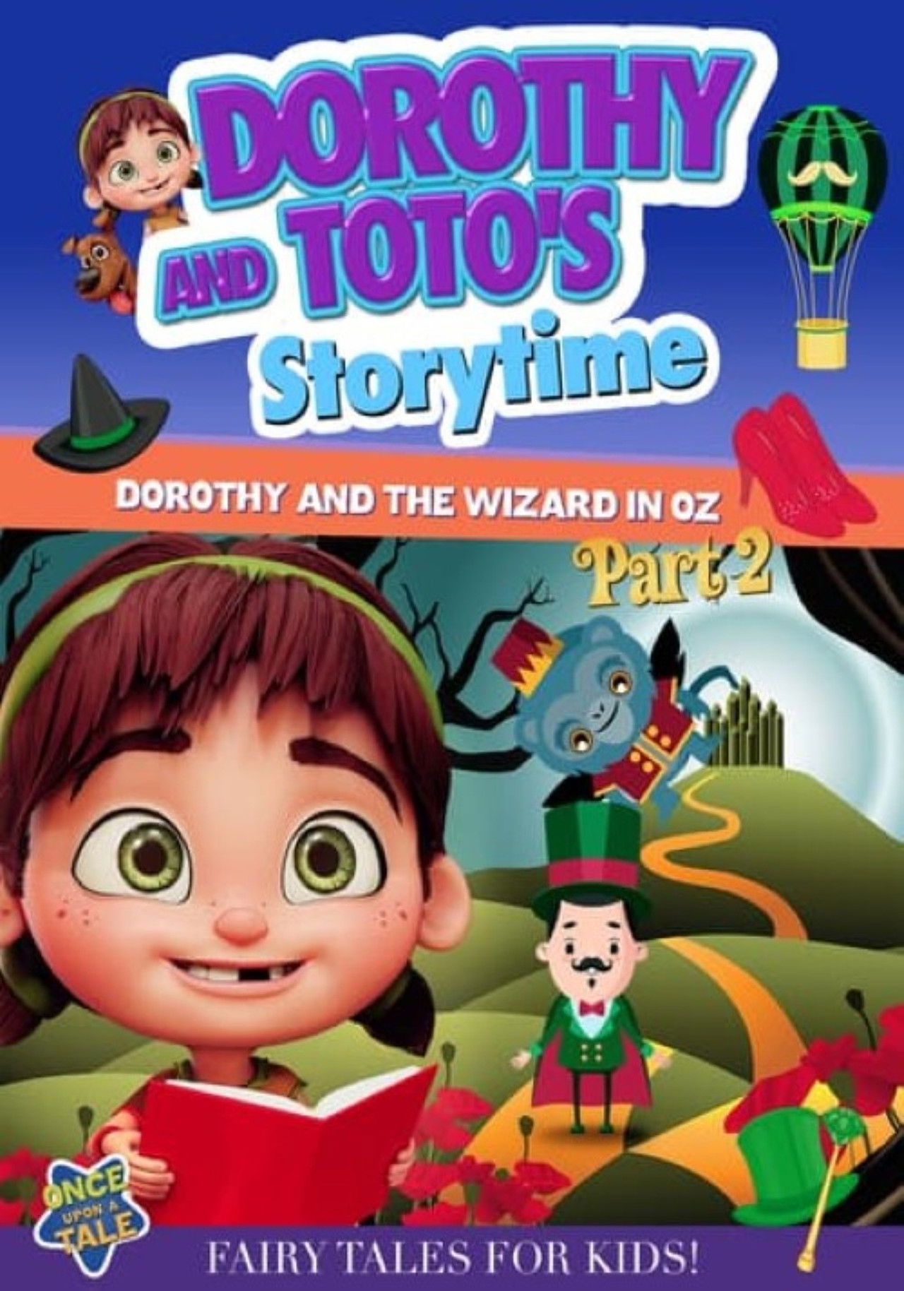 Dorothy and Toto's Storytime: Dorothy and the Wizard in Oz Backdrop