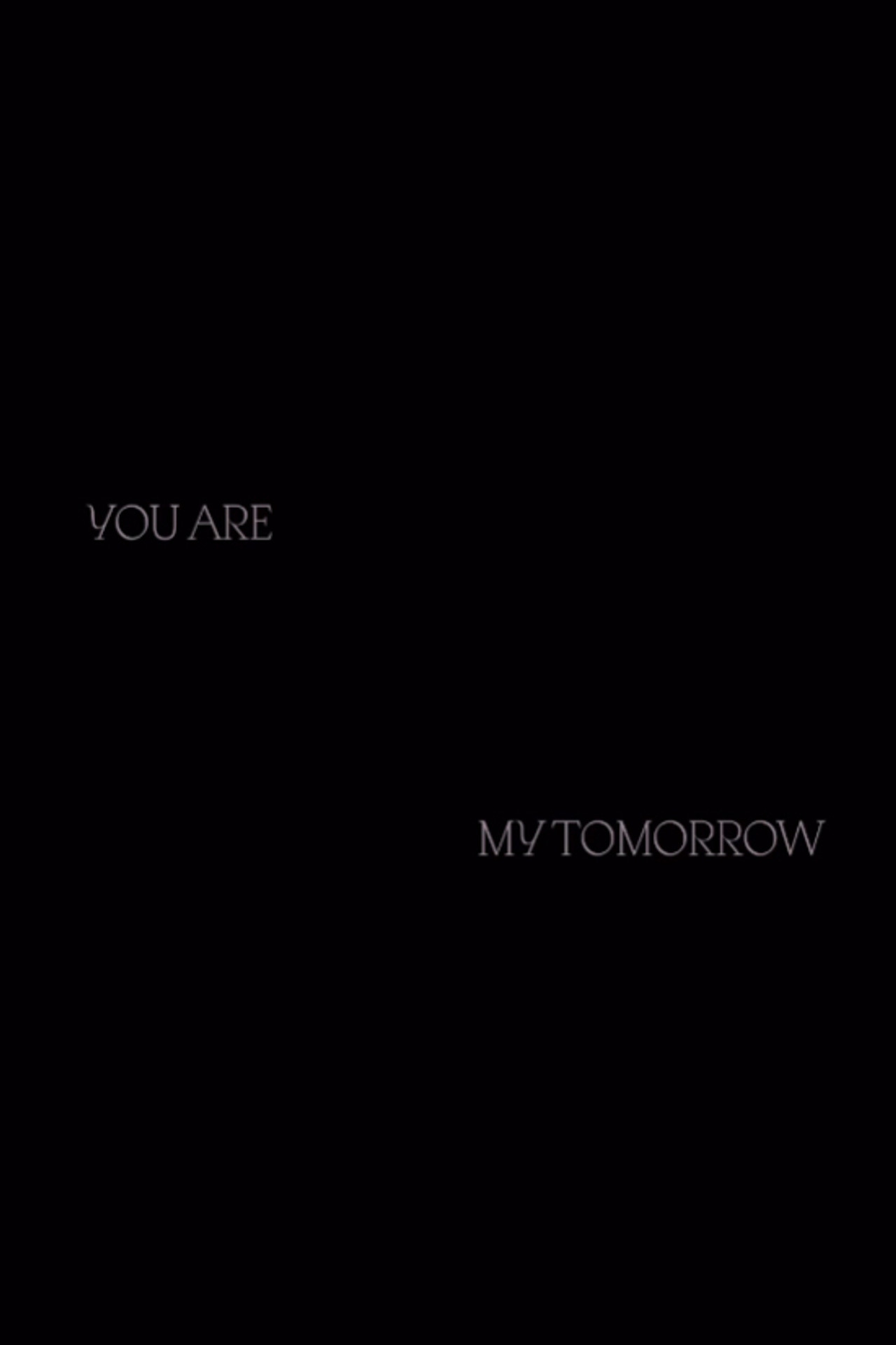 You Are My Tomorrow filmaffisch