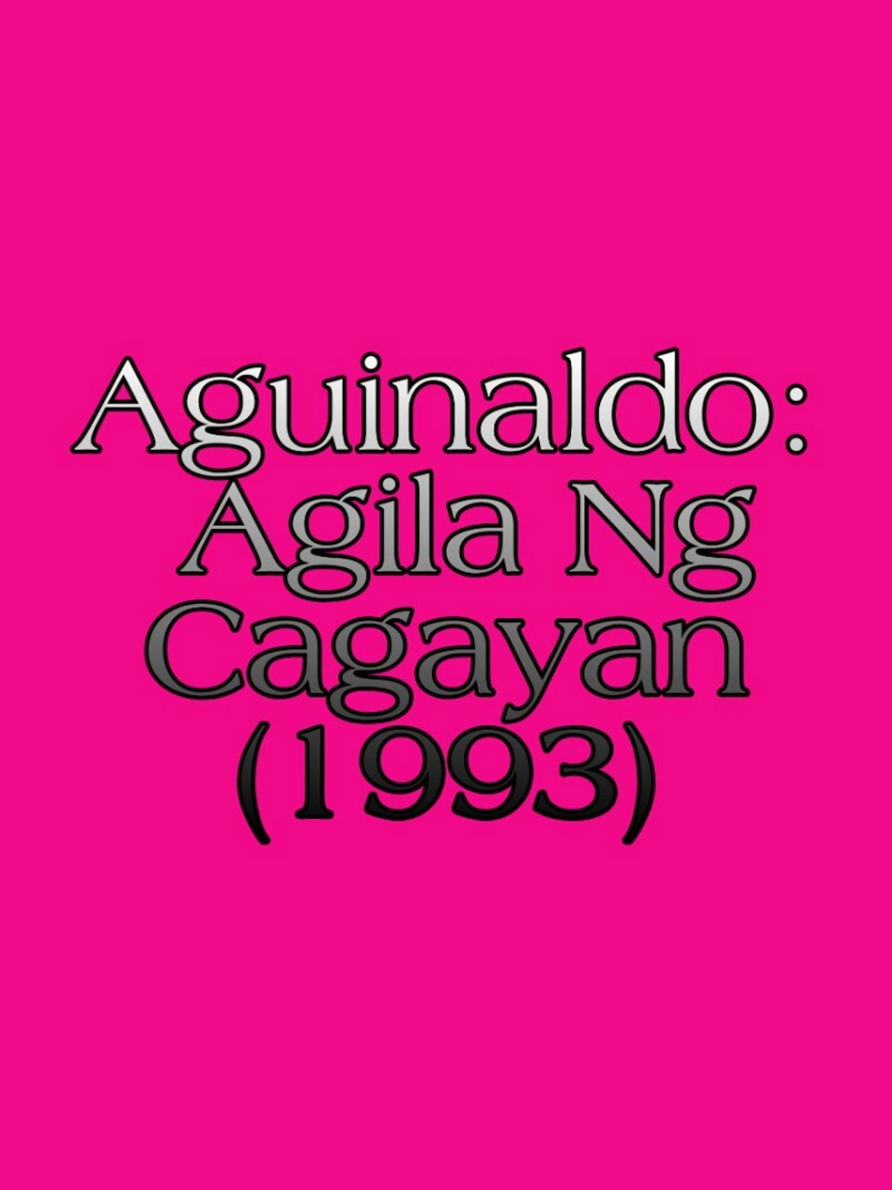 Aguinaldo: Agila Ng Cagayan Backdrop