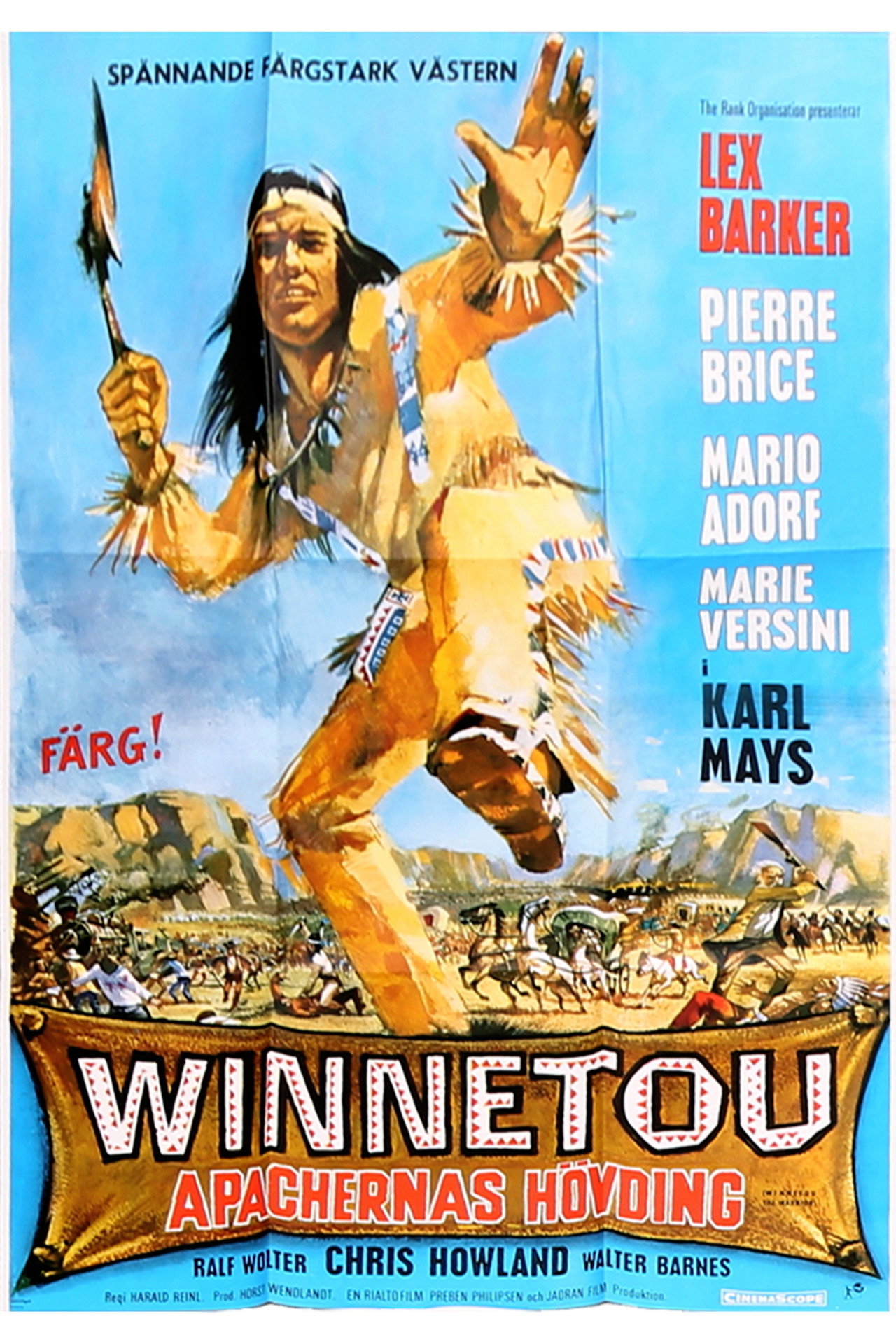 Winnetou - Apachernas hövding filmaffisch