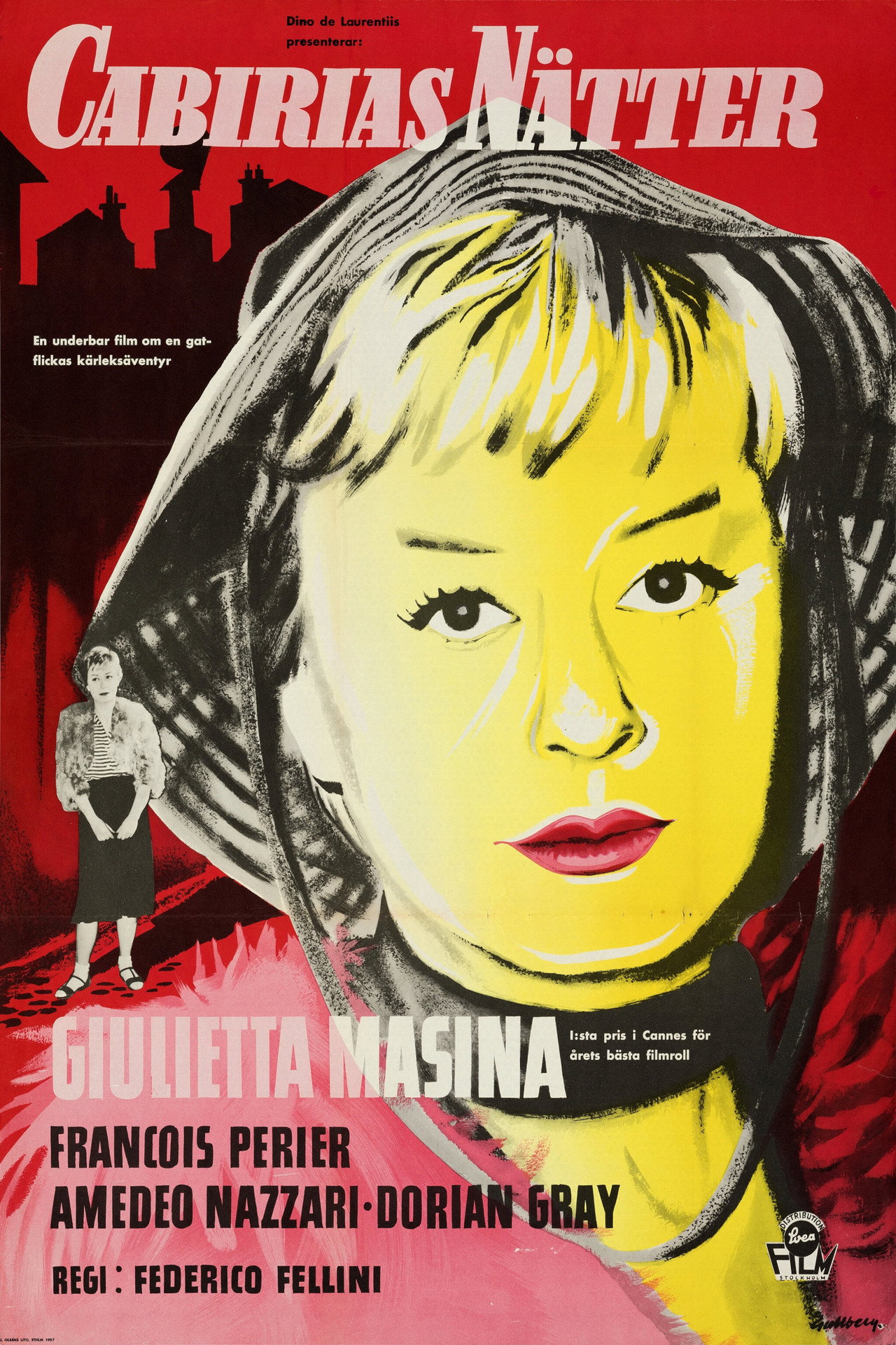 Cabirias nätter filmaffisch