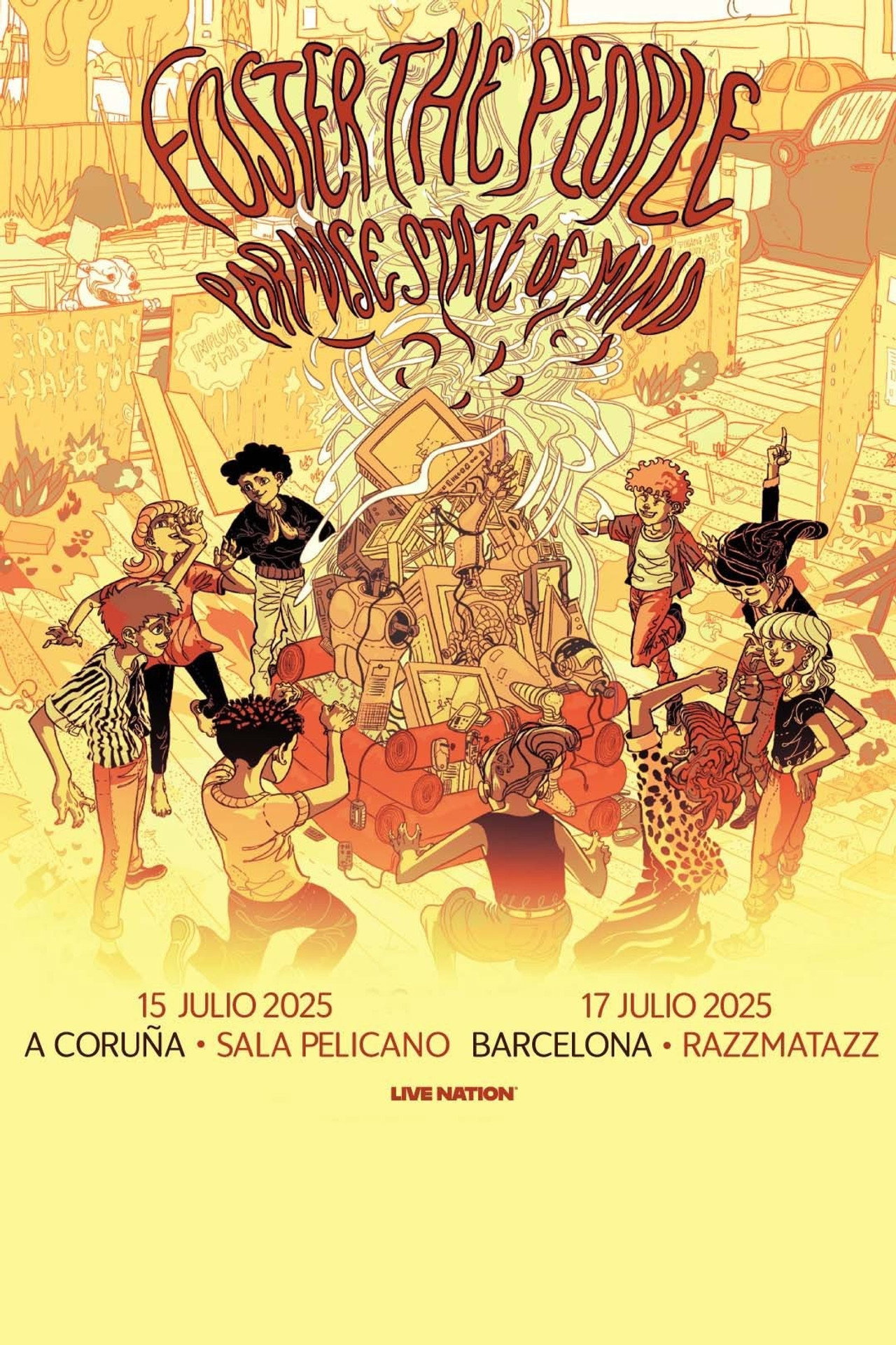 Foster The People: Paradise State of Mind Tour - Live From Razzmatazz Barcelona (July 17, 2025) filmaffisch