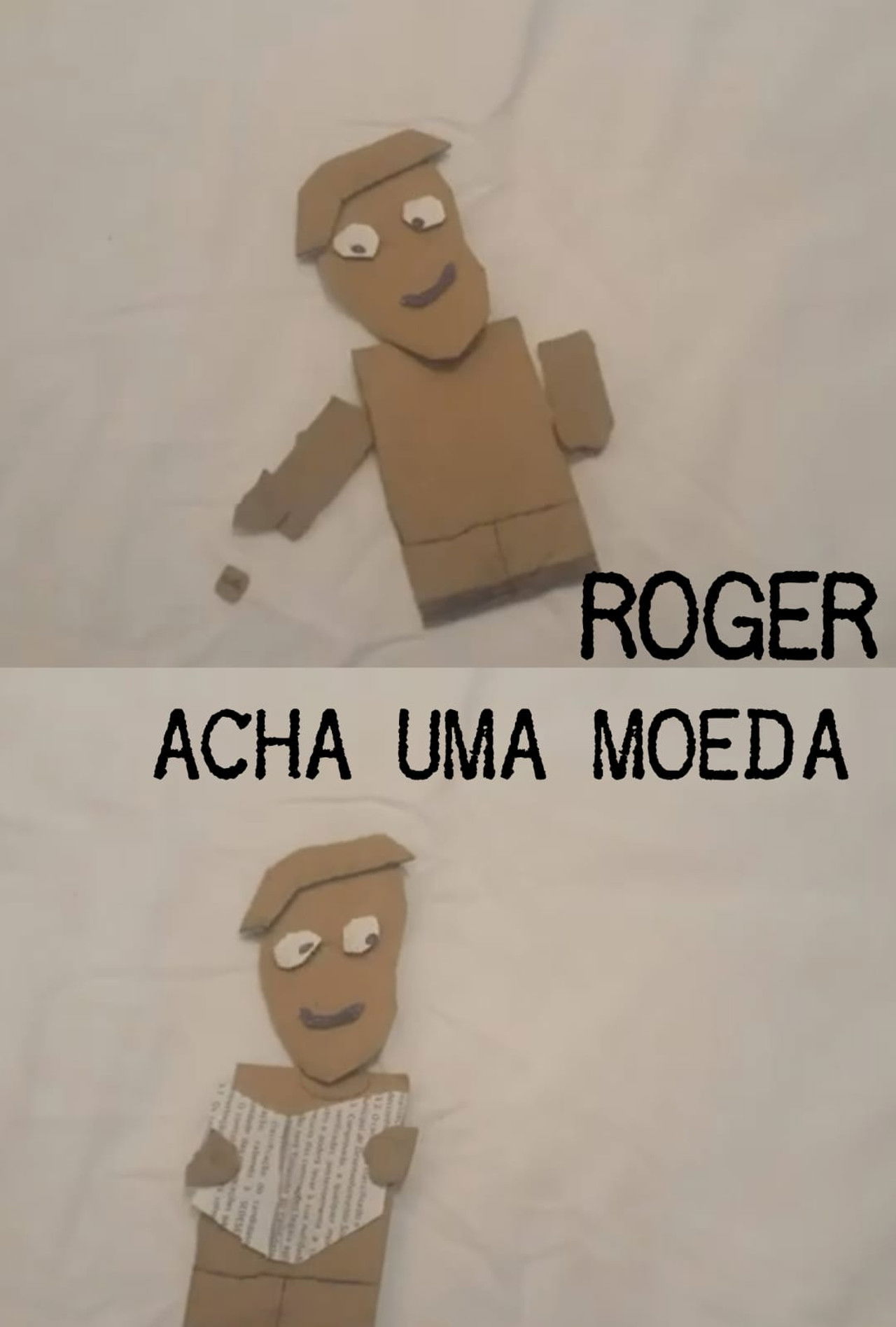 Roger Acha Uma Moeda Backdrop