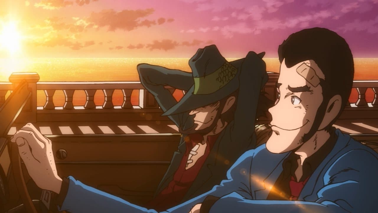 Scen från Lupin the Third: Daisuke Jigen's Gravestone