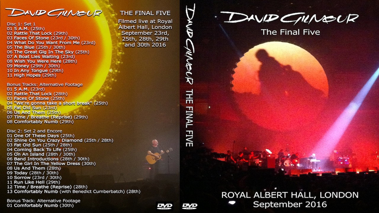 David Gilmour - The Final Five
