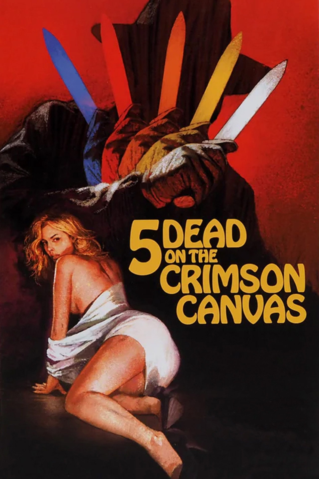 5 Dead on the Crimson Canvas filmaffisch