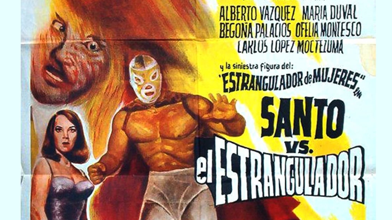 Santo vs. el estrangulador background