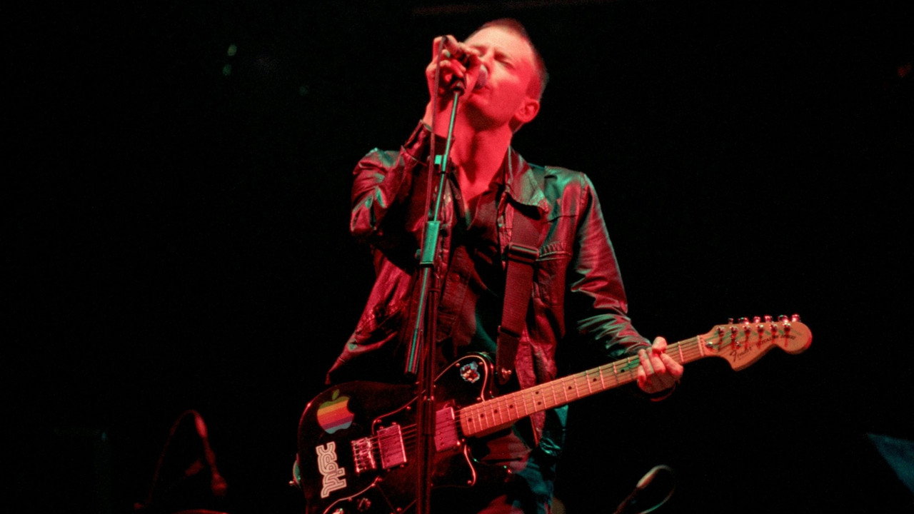 Radiohead: Glastonbury 1997 backdrop