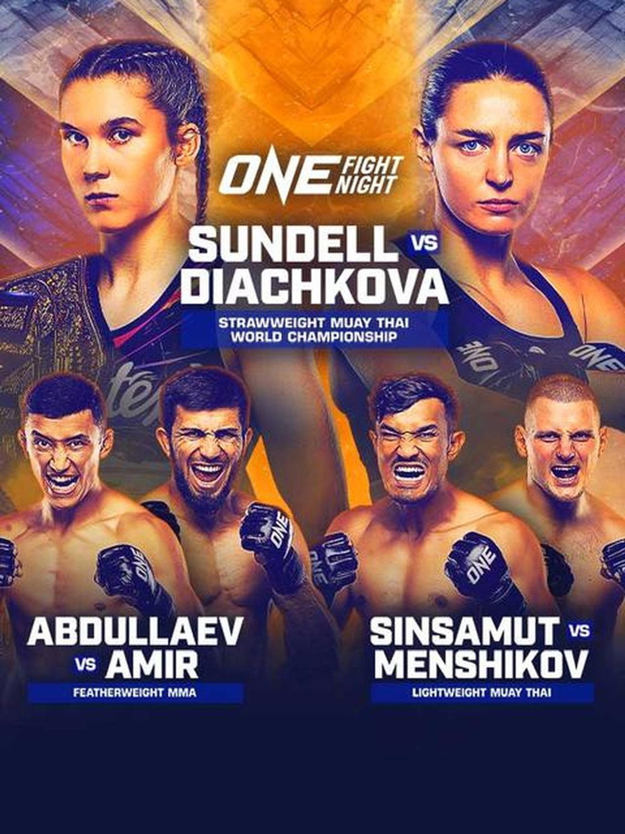 ONE Fight Night 22: Sundell vs. Diachkova filmaffisch