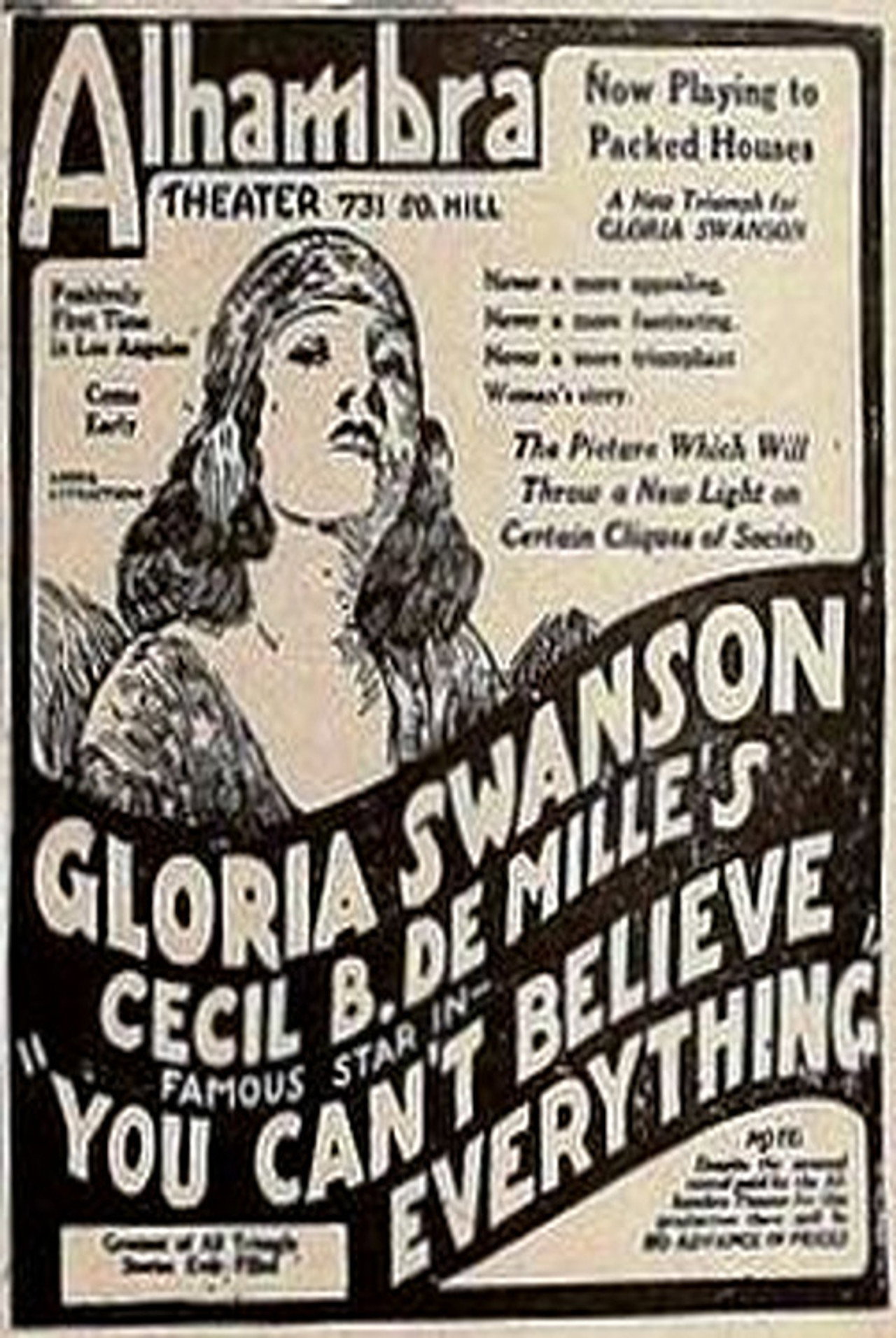 You Can't Believe Everything