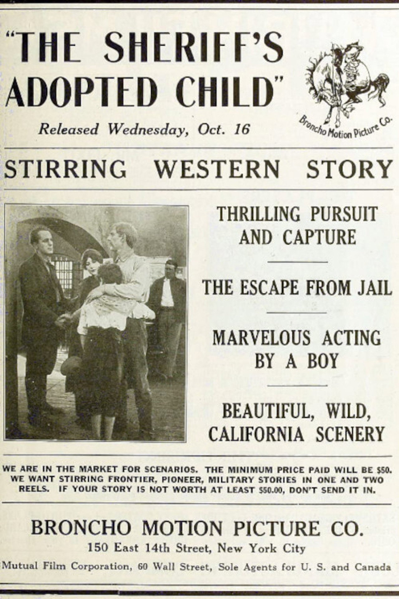 The Sheriff's Adopted Child Backdrop