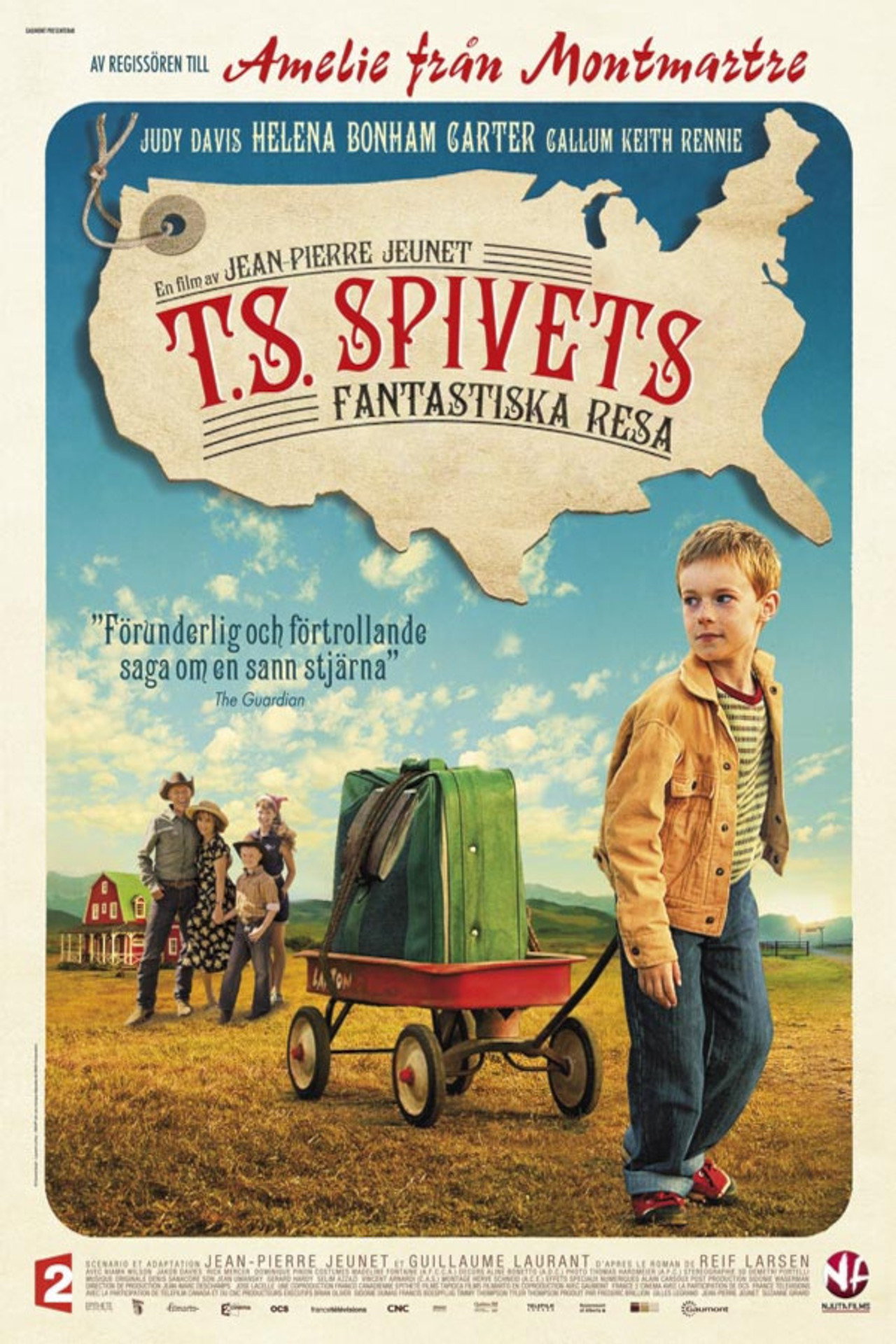 T.S. Spivets Fantastiska Resa filmaffisch