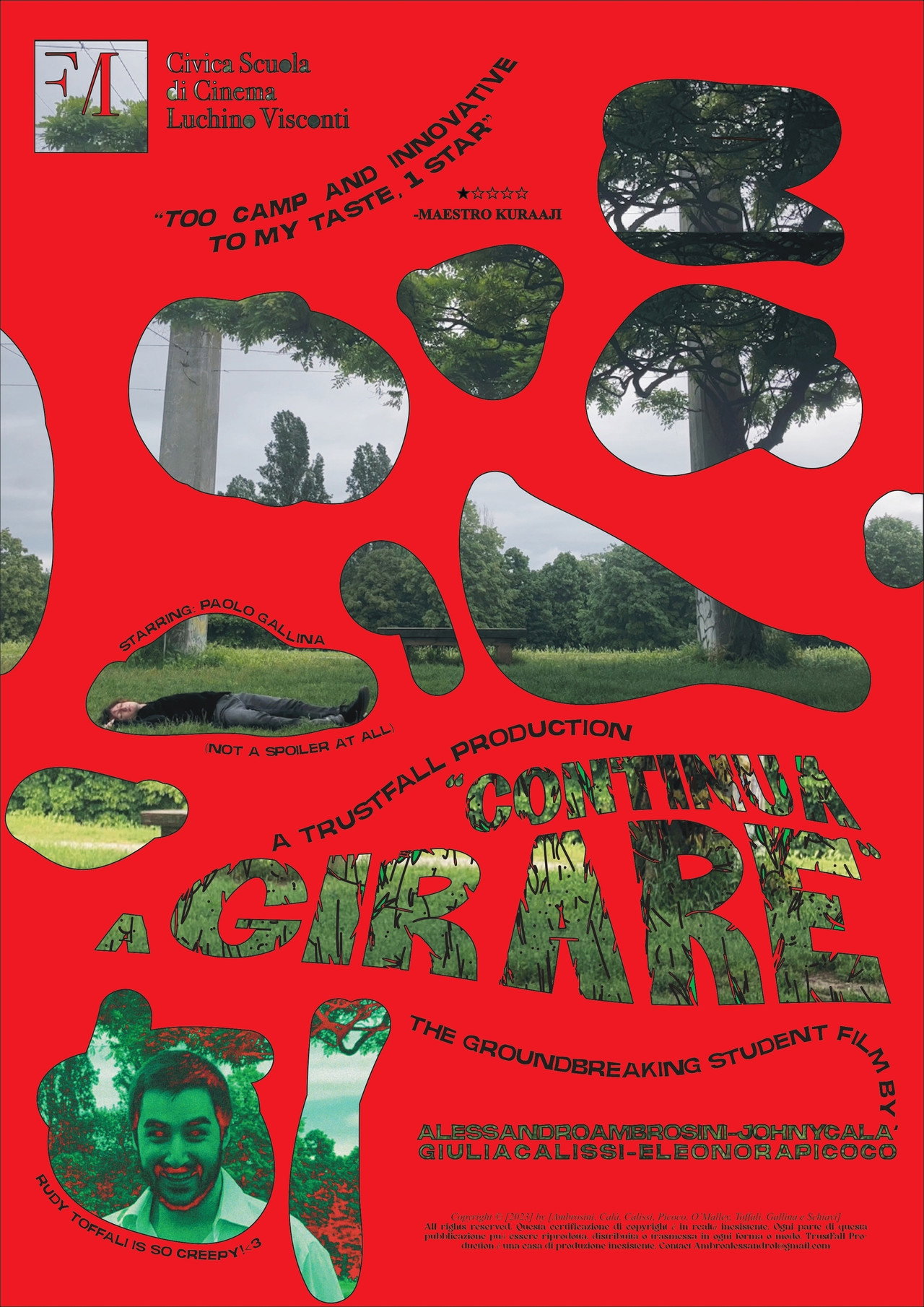 "Continua a girare" filmaffisch