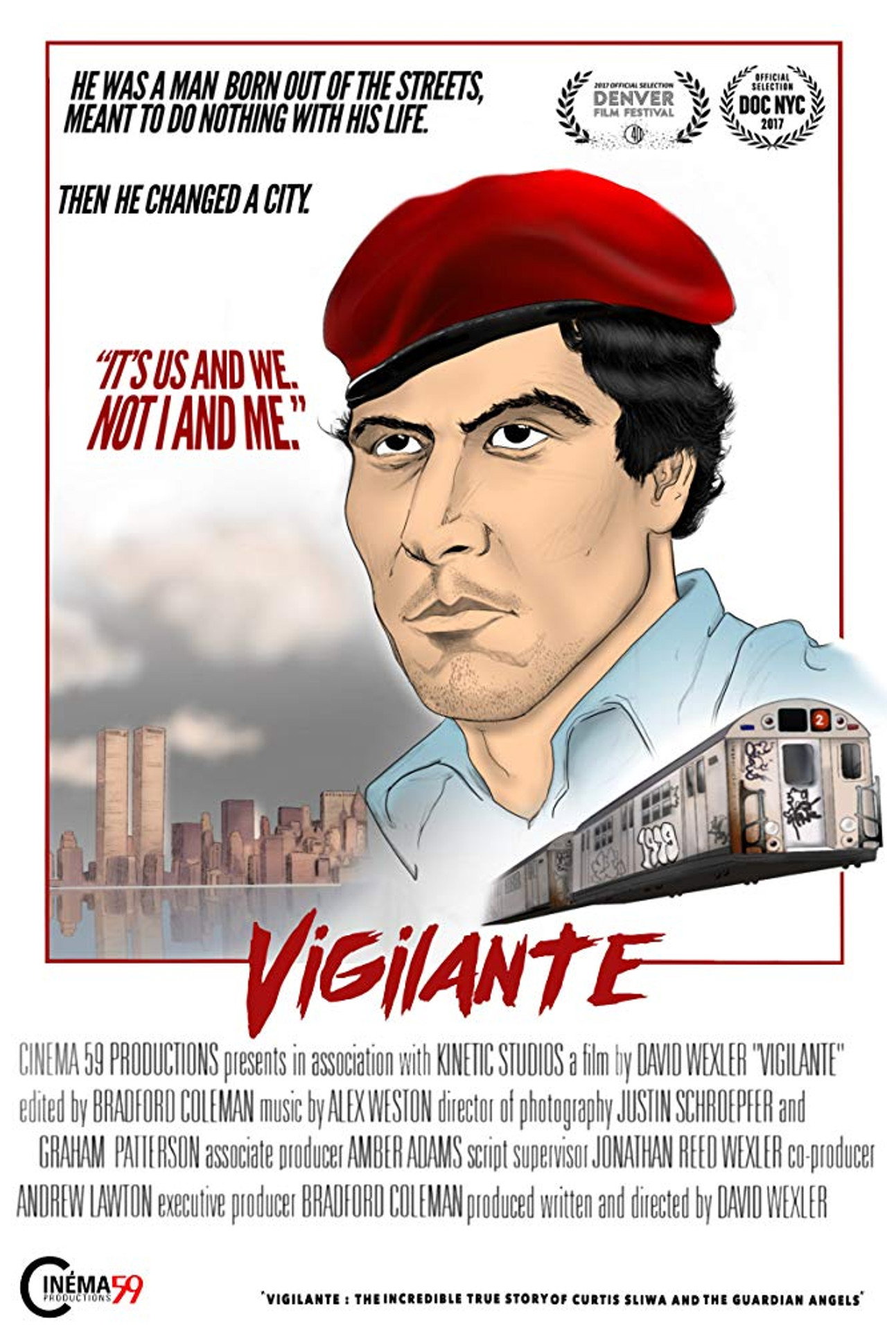Vigilante: The Incredible True Story of Curtis Sliwa & the Guardian Angels filmaffisch