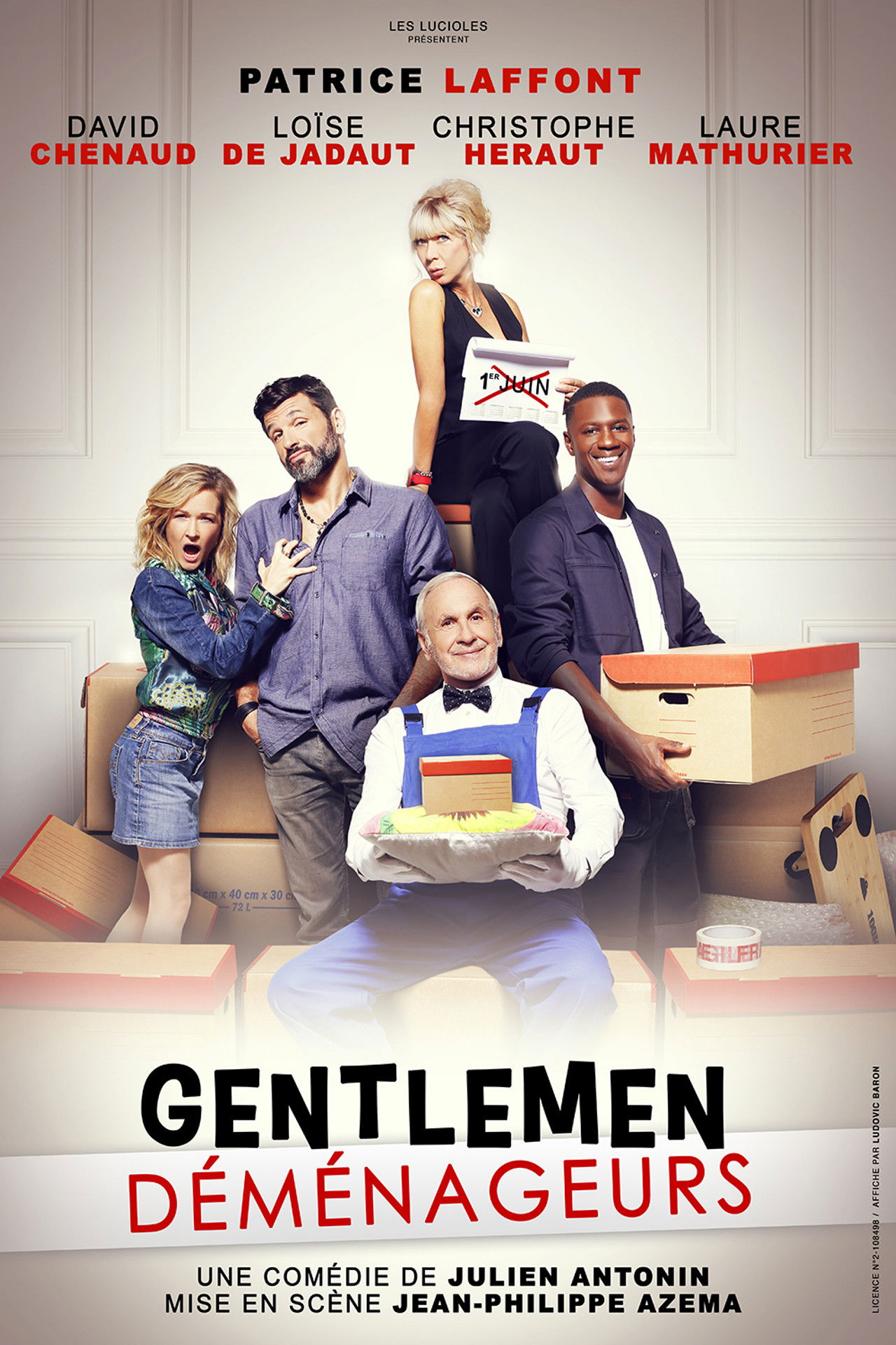 Gentlemen déménageurs Backdrop