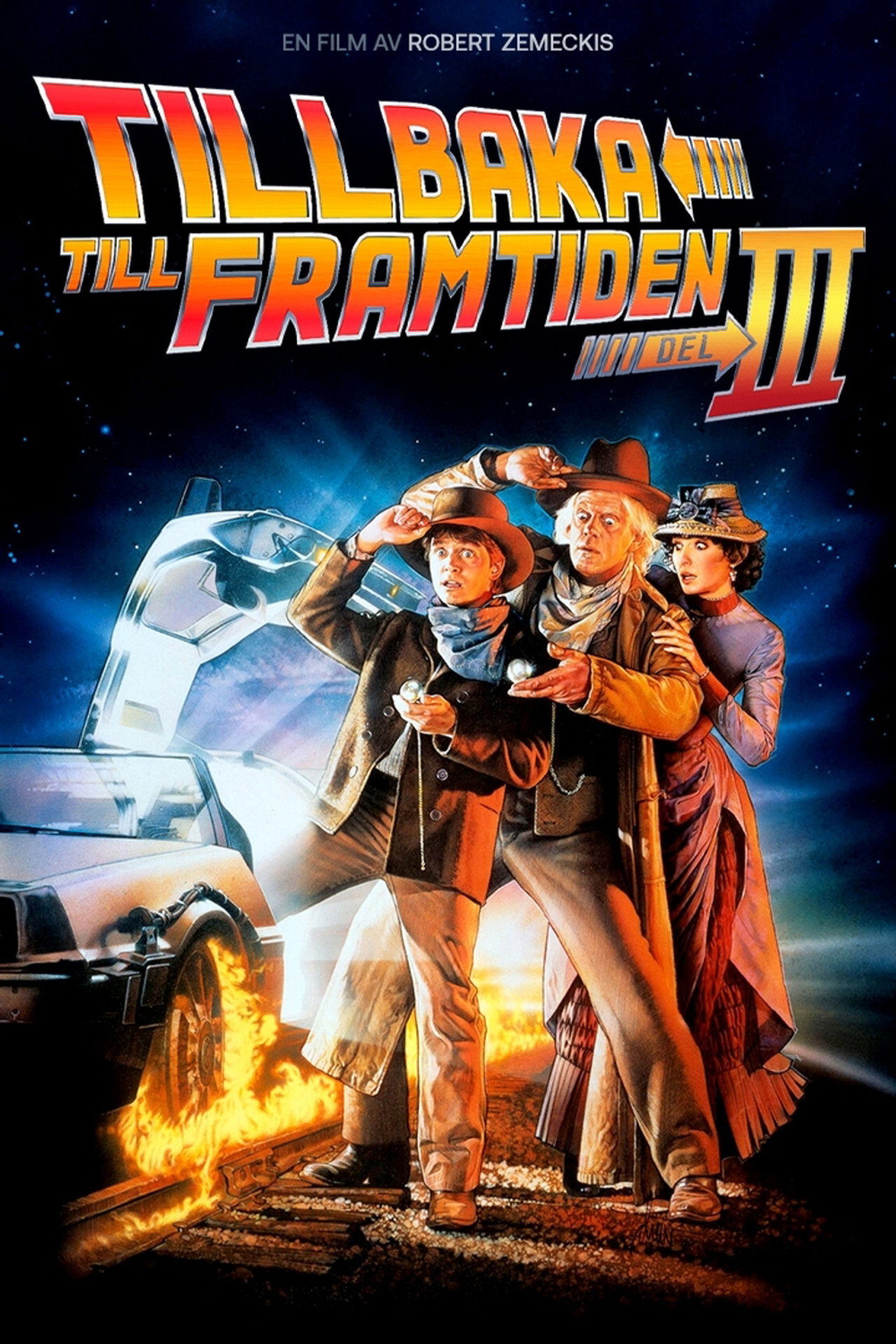 Tillbaka till framtiden del III filmaffisch