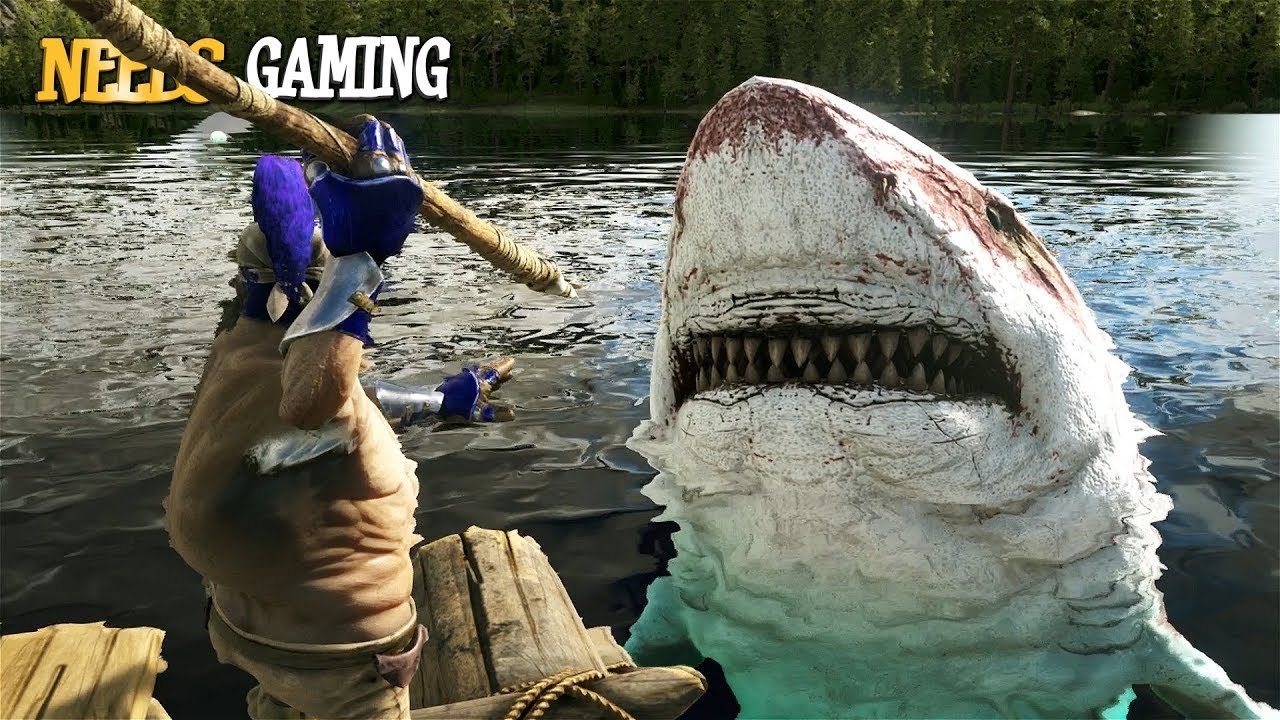 Neebs Gaming - Ark Survival Evolved - Season 5 Episode 10 : Megalodon Hunt!!!