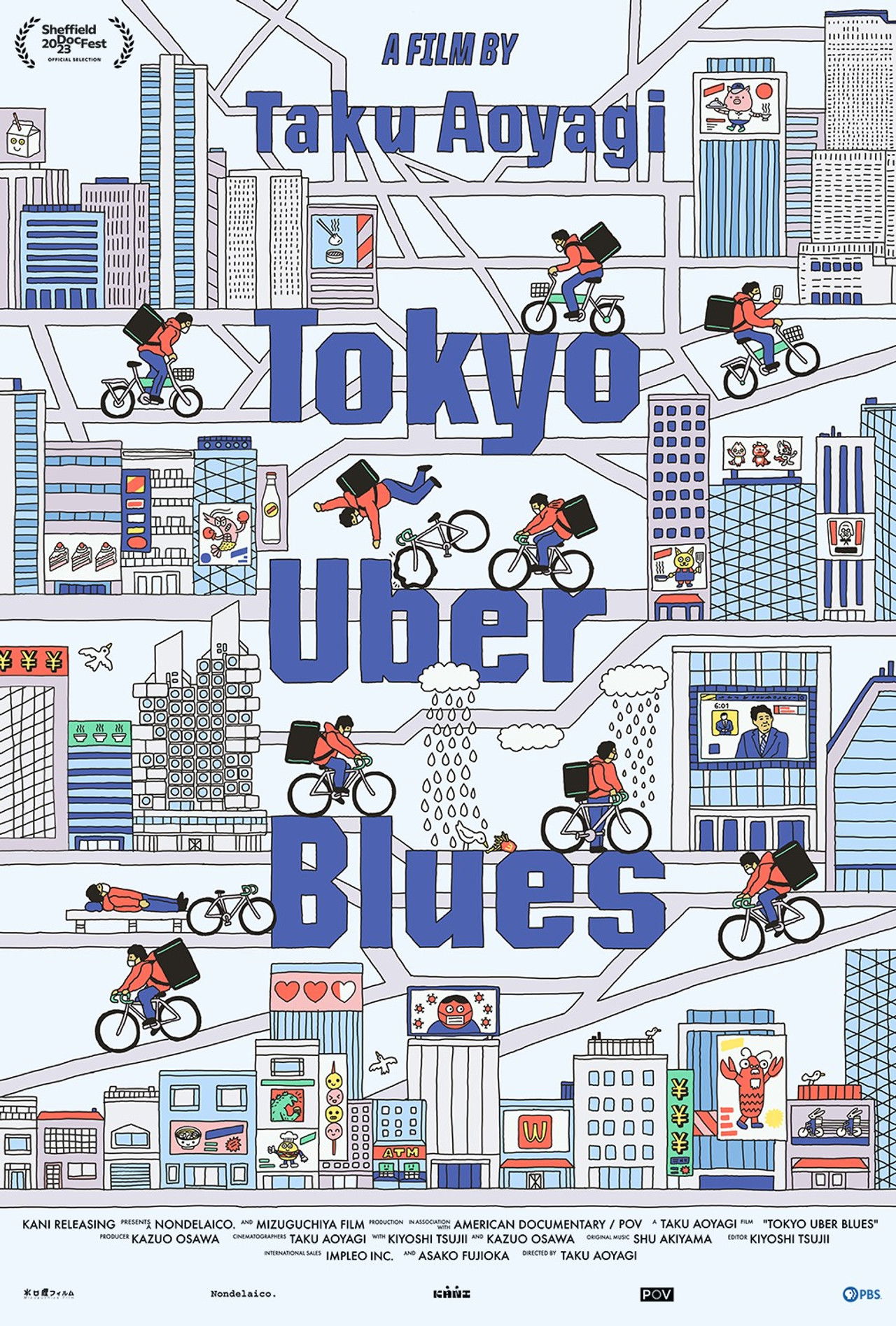 Tokyo Uber Blues Backdrop