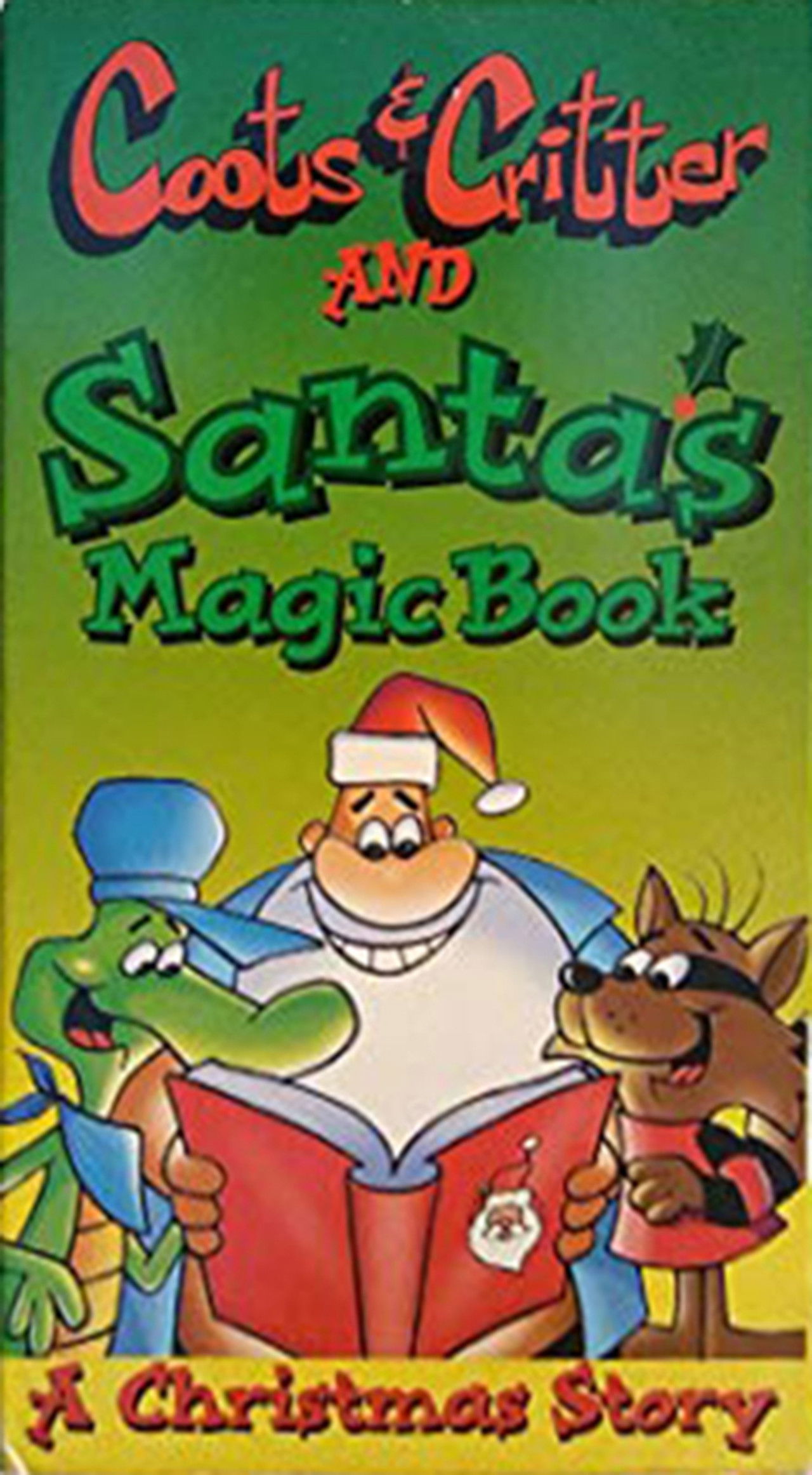 Santa's Magic Book Backdrop