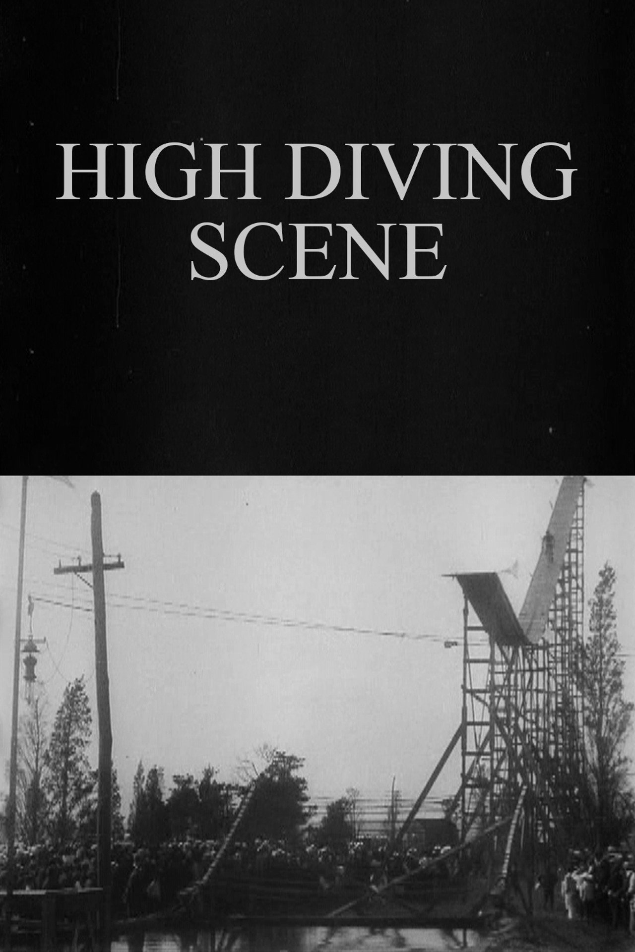 High Diving Scene Backdrop
