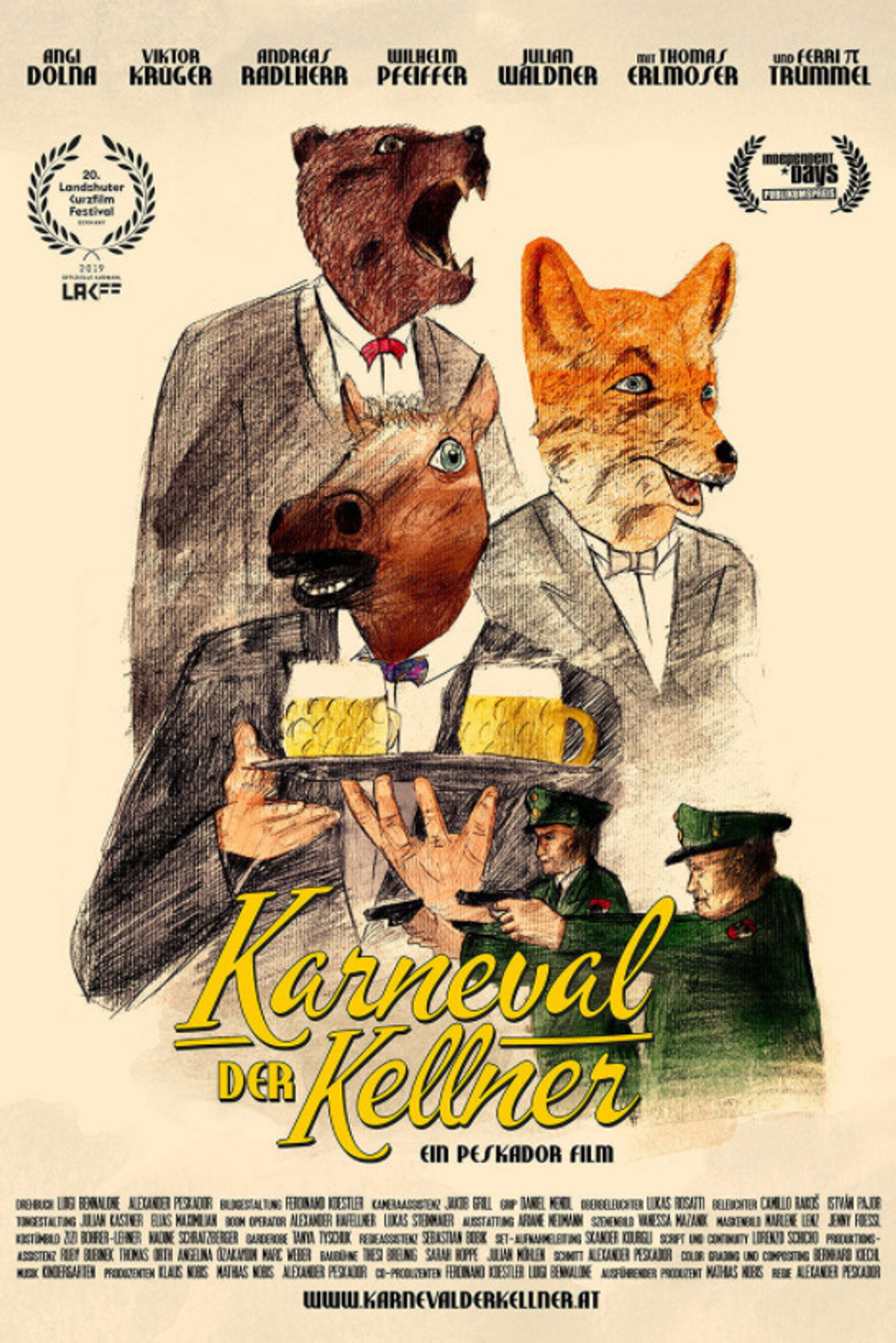 Karneval der Kellner filmaffisch