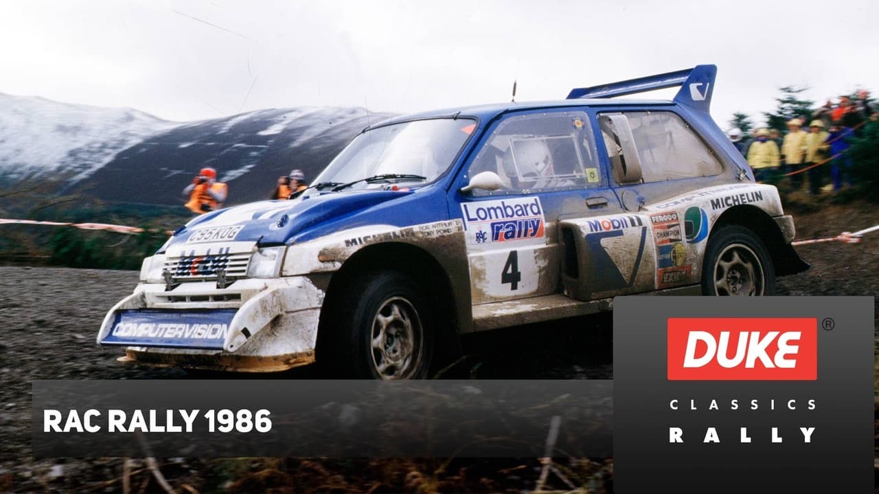 RAC Rally 1986