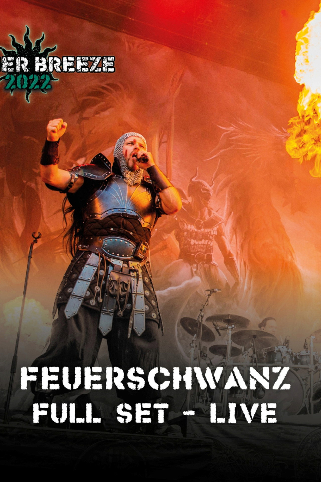 Feuerschwanz - Live Open air Summer Breeze 2022 Backdrop
