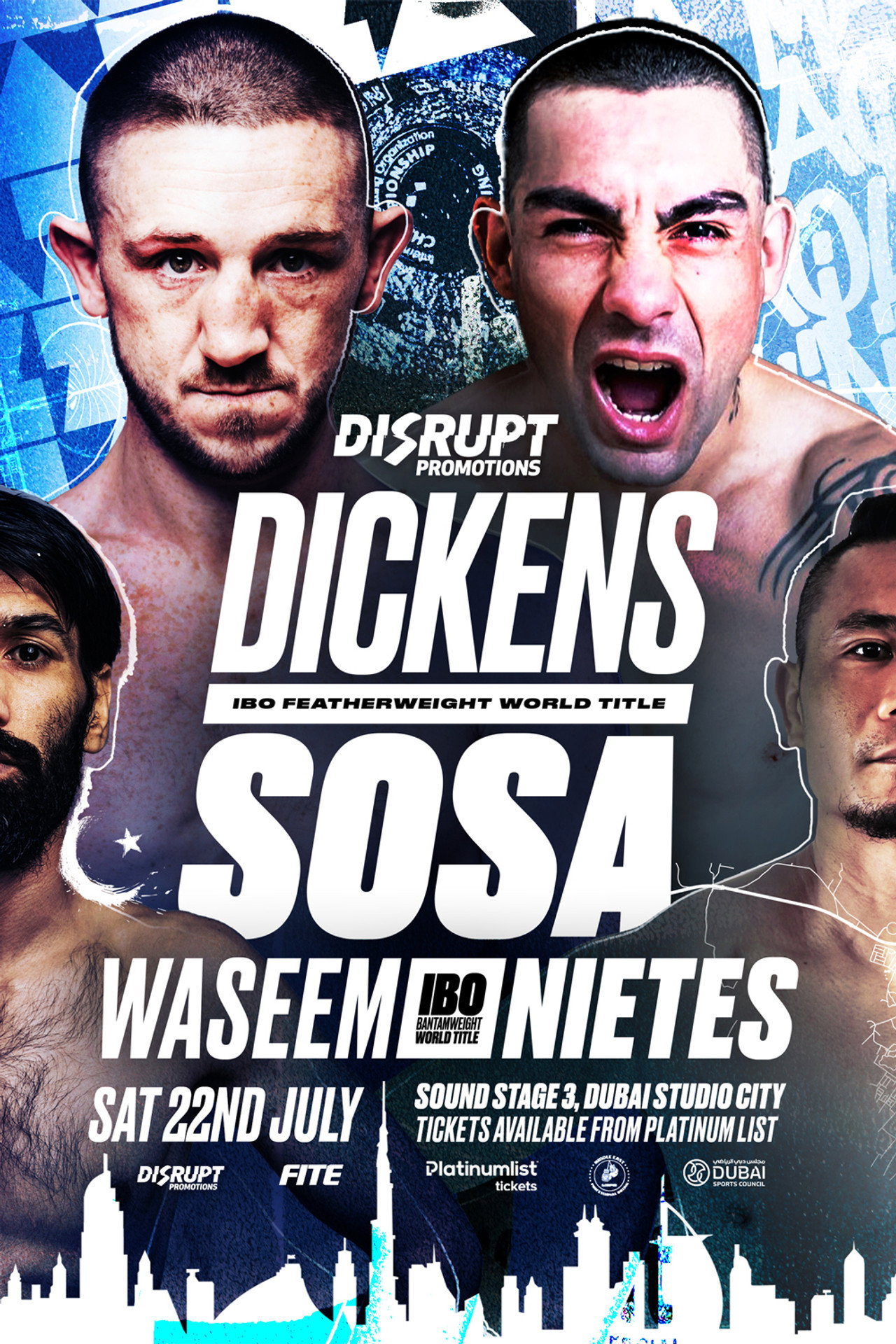 Jazza Dickens vs. Hector Andres Sosa filmaffisch