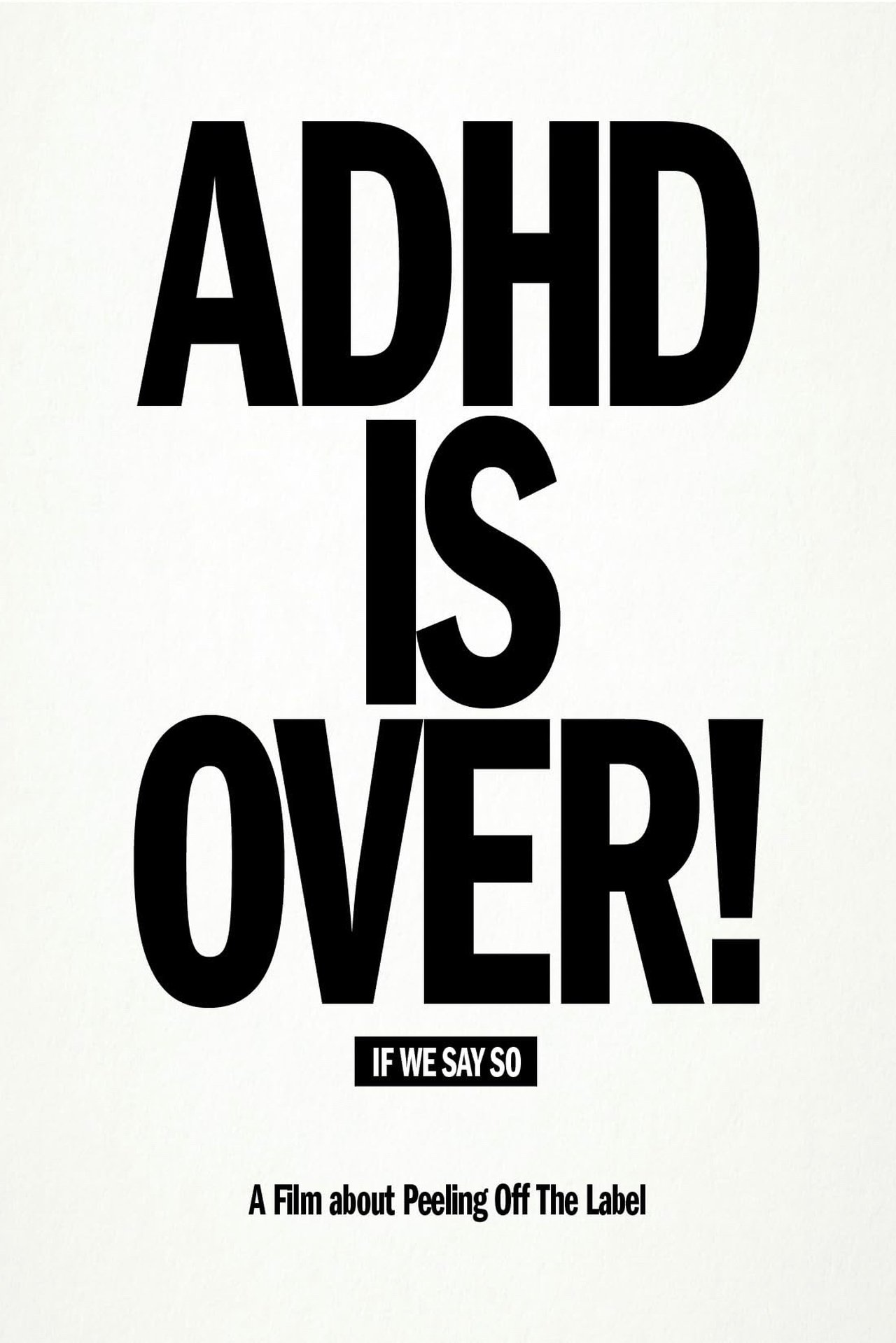 ADHD Is Over! 1970