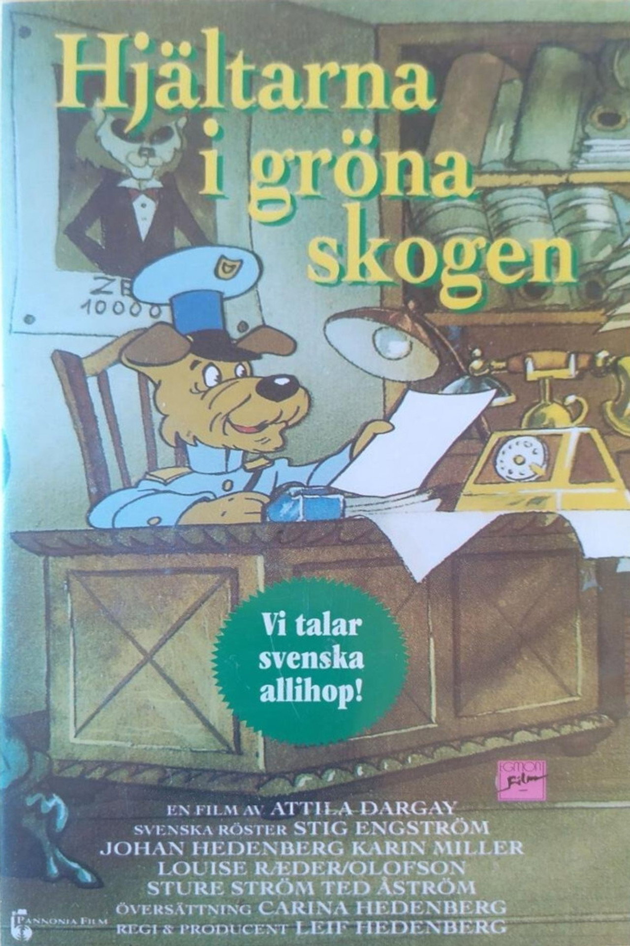 Hjältarna i gröna skogen filmaffisch