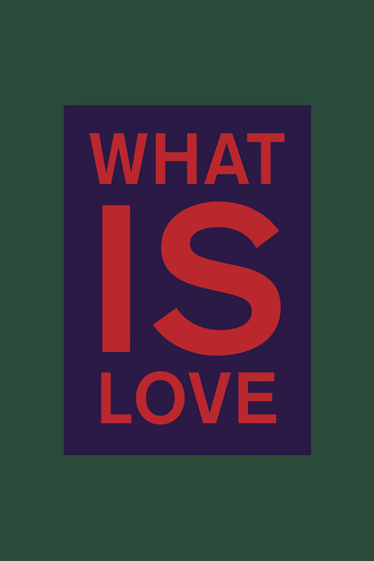 What is Love filmaffisch