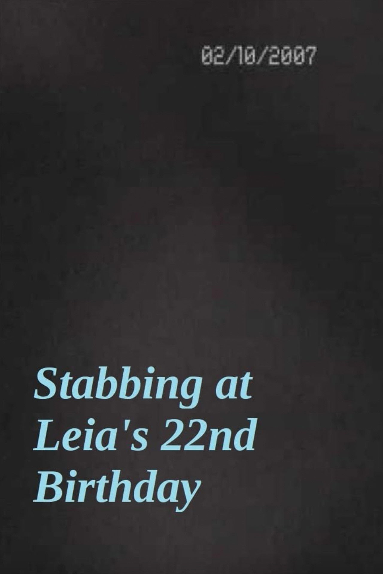 Stabbing at Leia's 22nd Birthday Backdrop