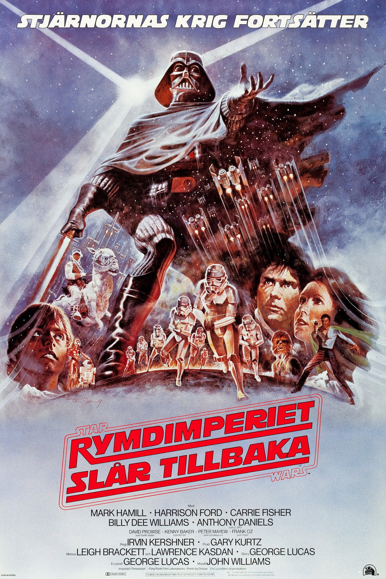 Rymdimperiet slår tillbaka filmaffisch