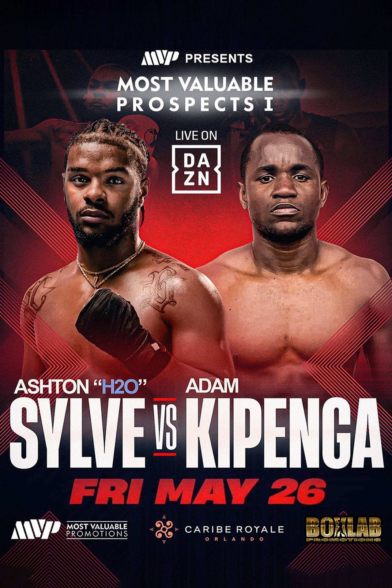 Ashton Sylve vs. Adam Kipenga filmaffisch