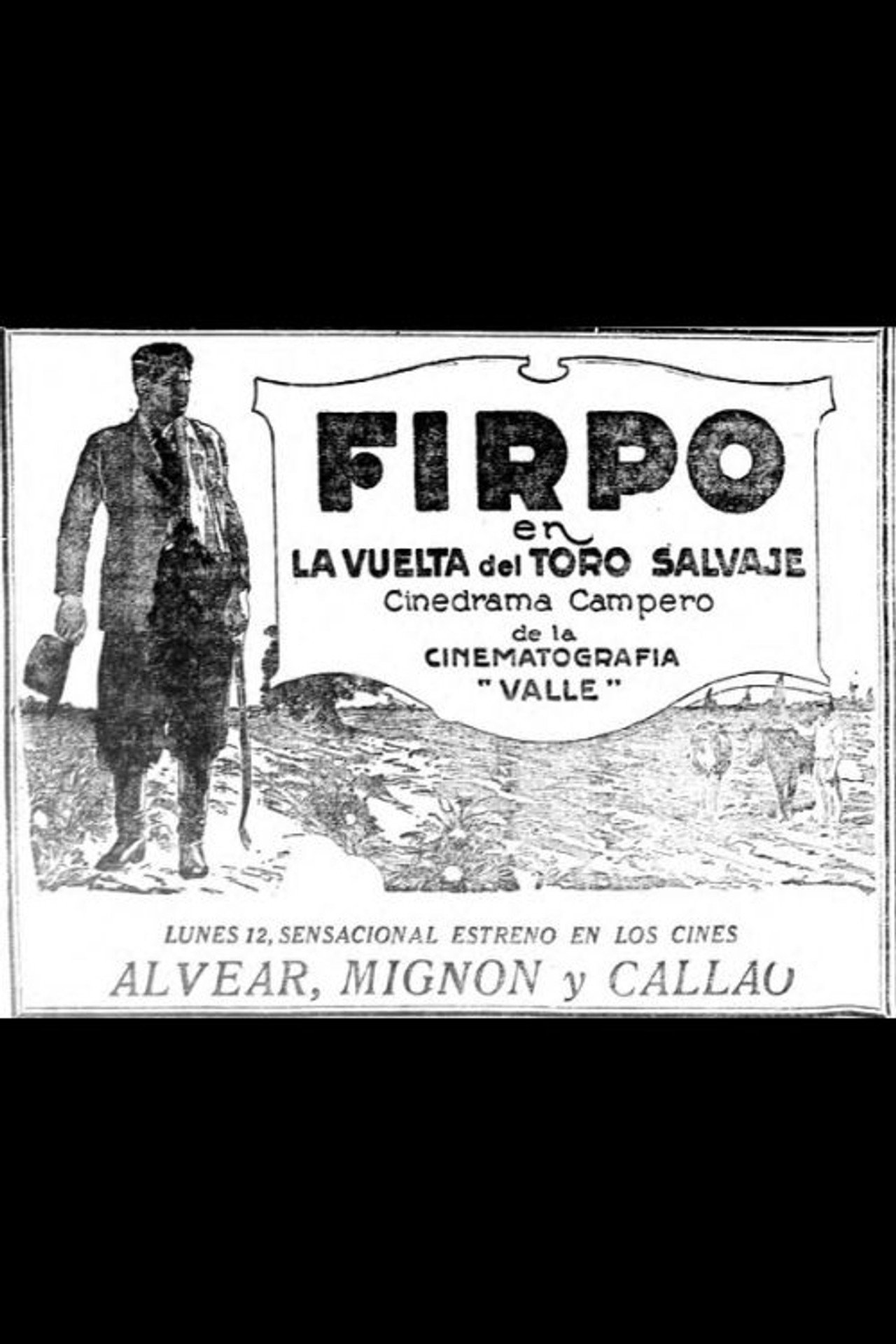 La vuelta del toro salvaje Backdrop