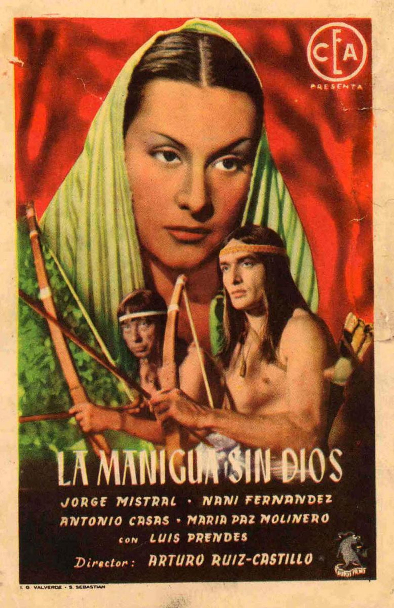 La manigua sin dios filmaffisch