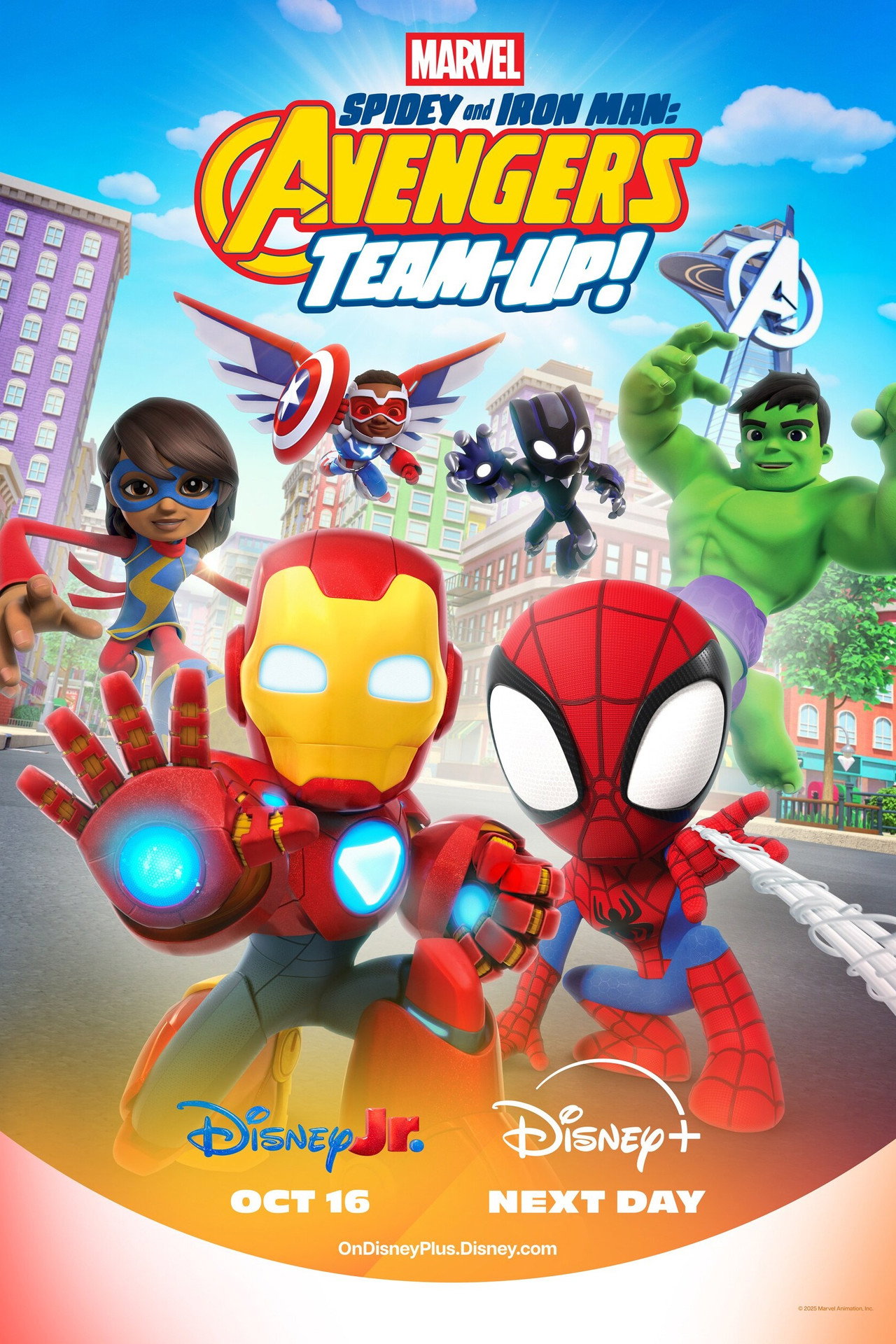 Spidey e Homem de Ferro Vingadores em Equipe