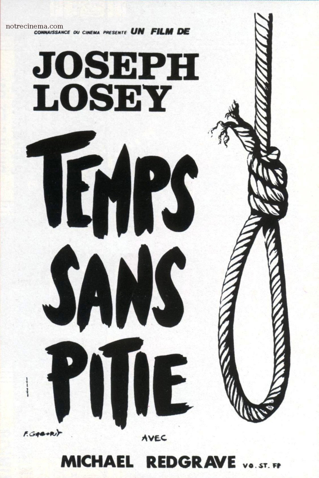 Temps sans pitié poster