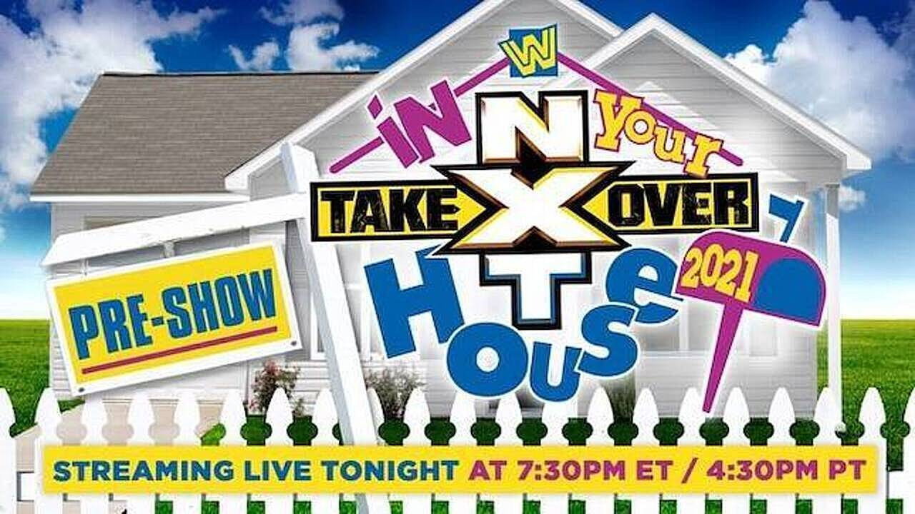 Backdrop for NXT TakeOver: In Your House - Preshow 2021