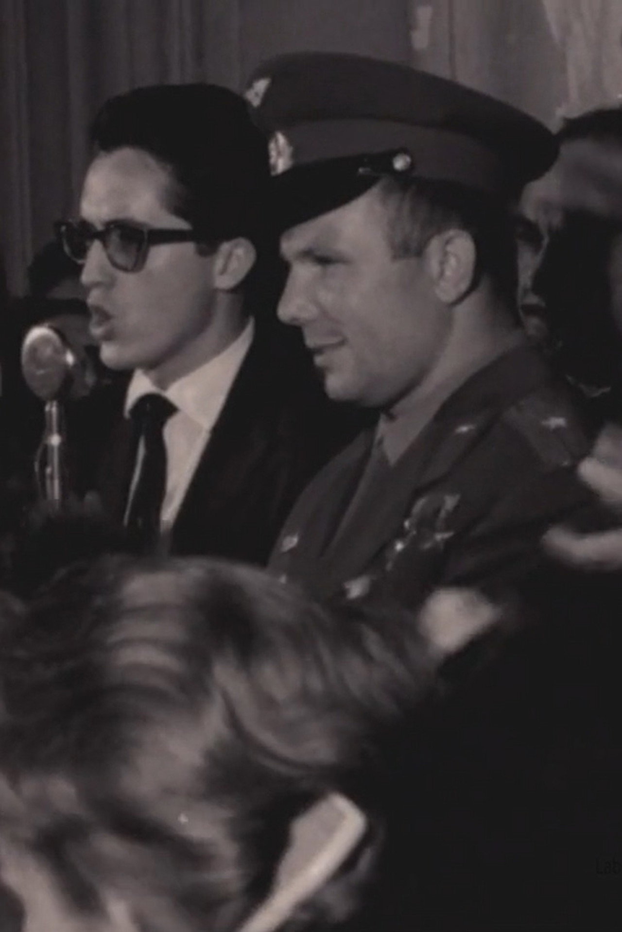 Visita de Yuri Gagarin à UNE, em 1961