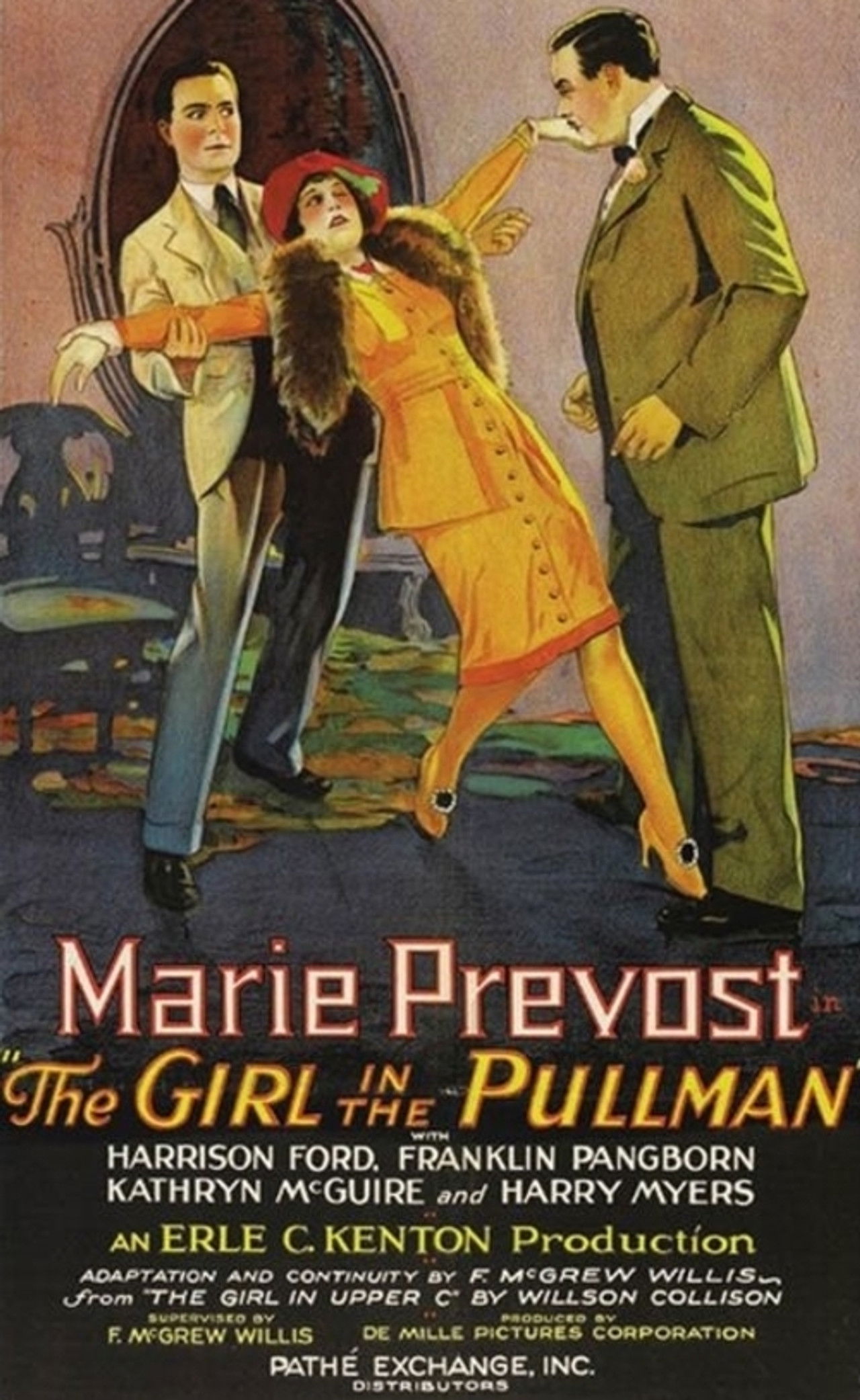 The Girl in the Pullman Backdrop
