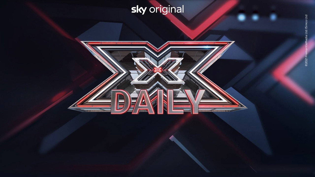 Backdrop for X Factor Daily