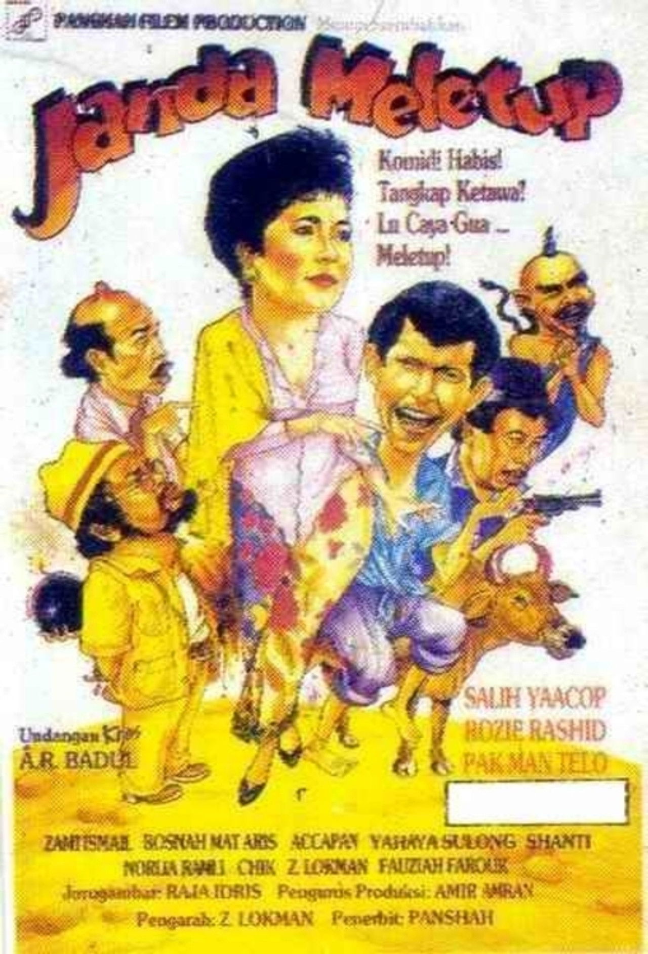 Janda Meletup Backdrop