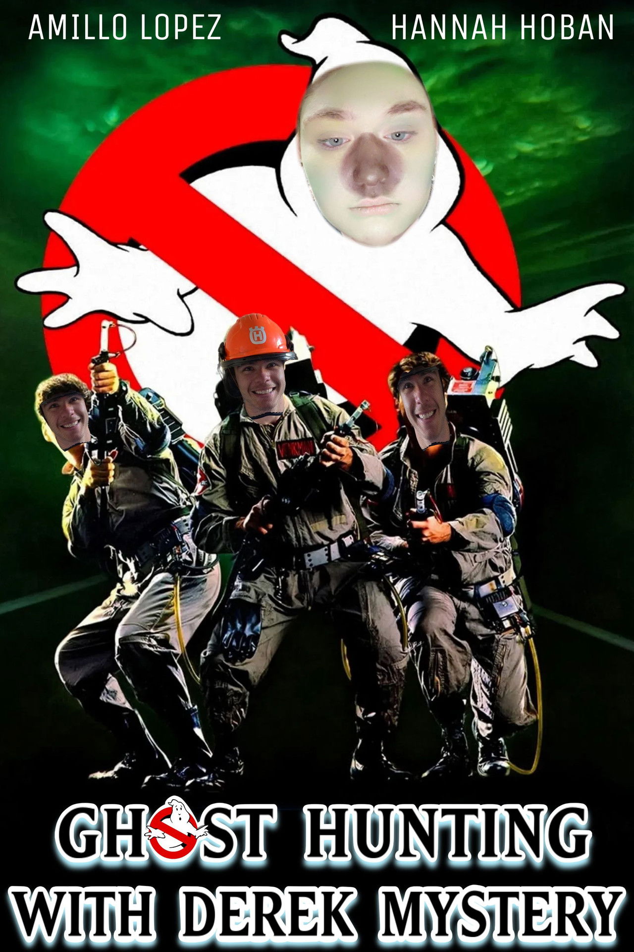 Ghost Hunting with Derek Mystery Backdrop