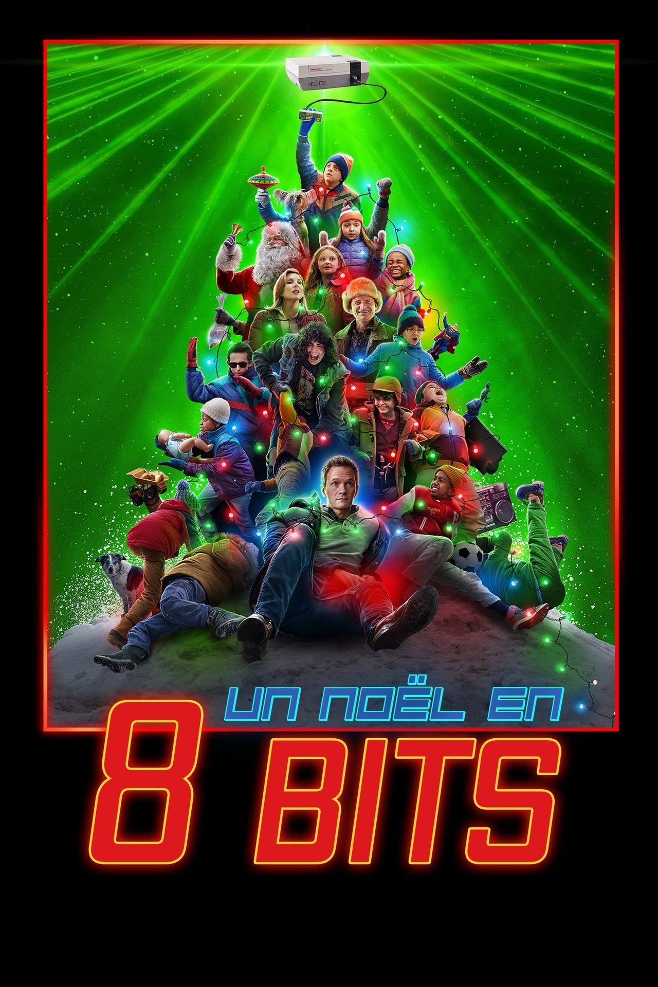 8-Bit Christmas poster