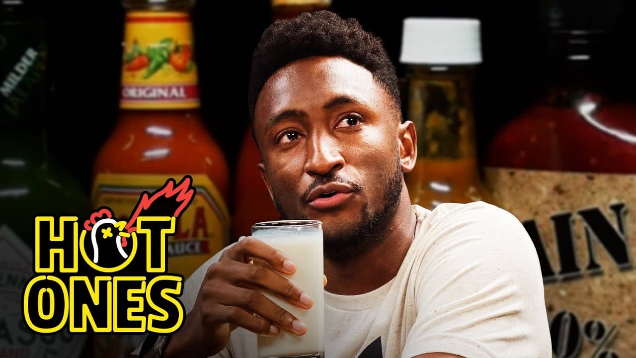 Hot Ones - Season 21 Episode 3 : Marques Brownlee Short Circuits While Eating Spicy Wings