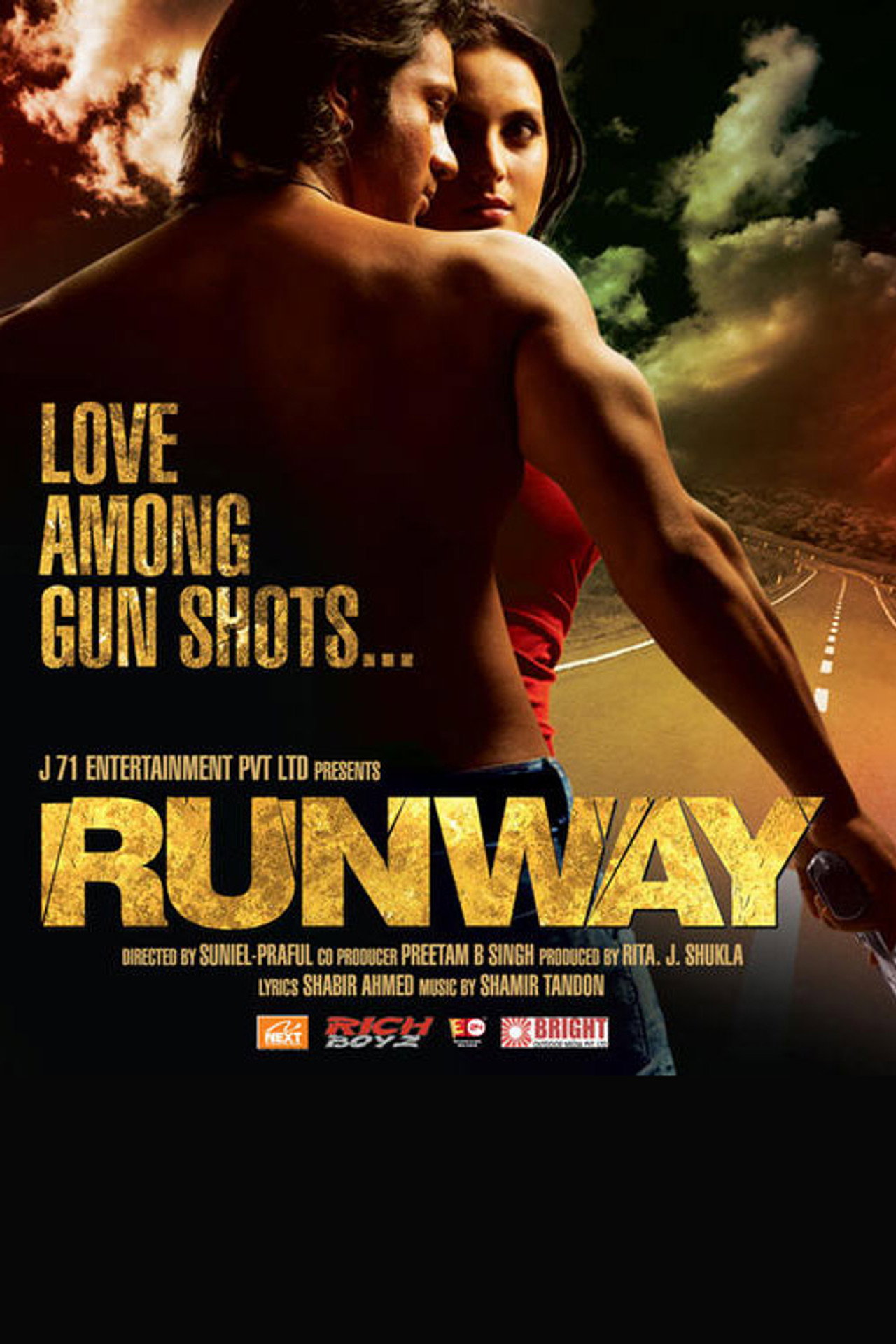Runway Love Among Gun Shots filmaffisch